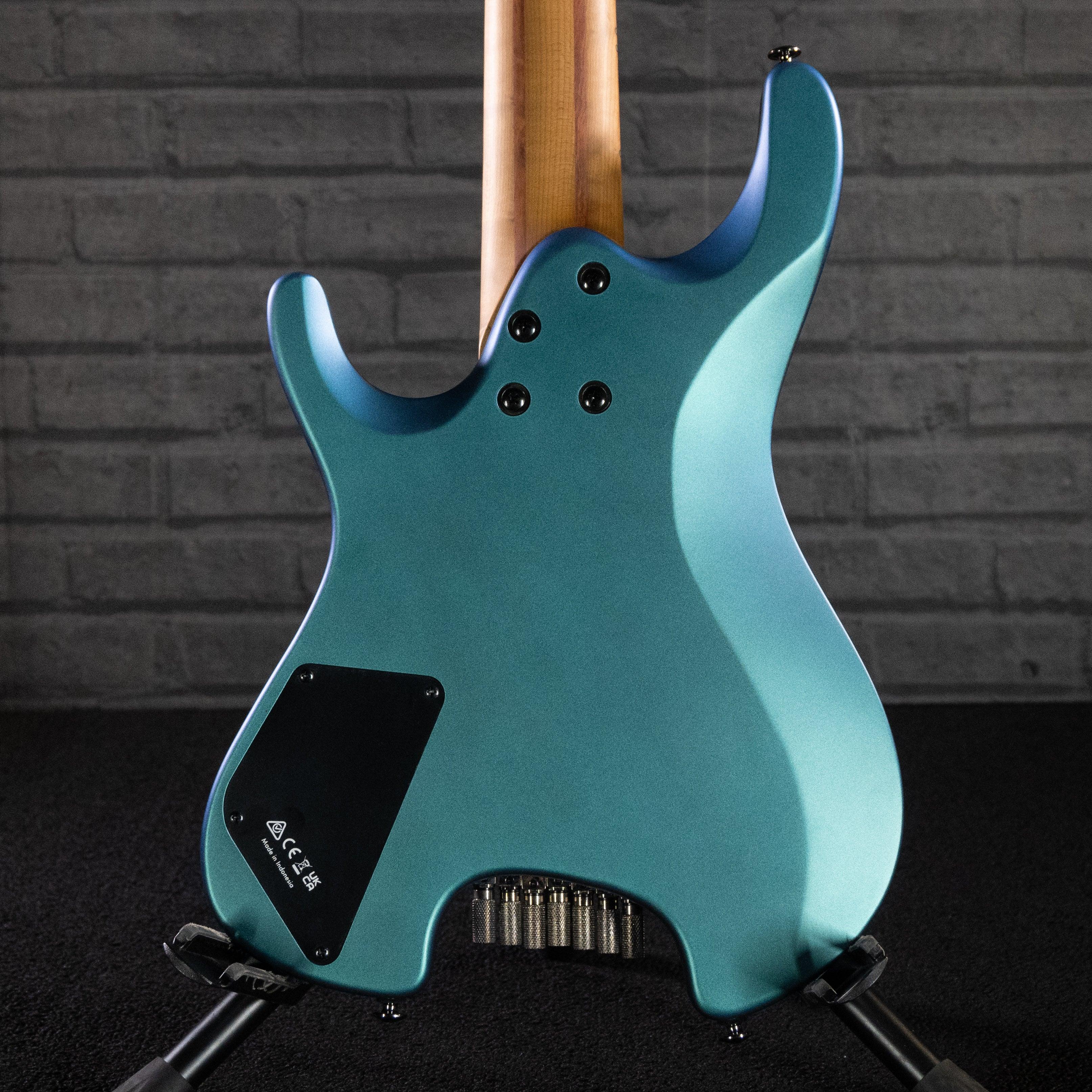 Ibanez Q Series Q547 Seven String Headless Guitar (Blue Chameleon Metallic Matte) - Impulse Music Co.
