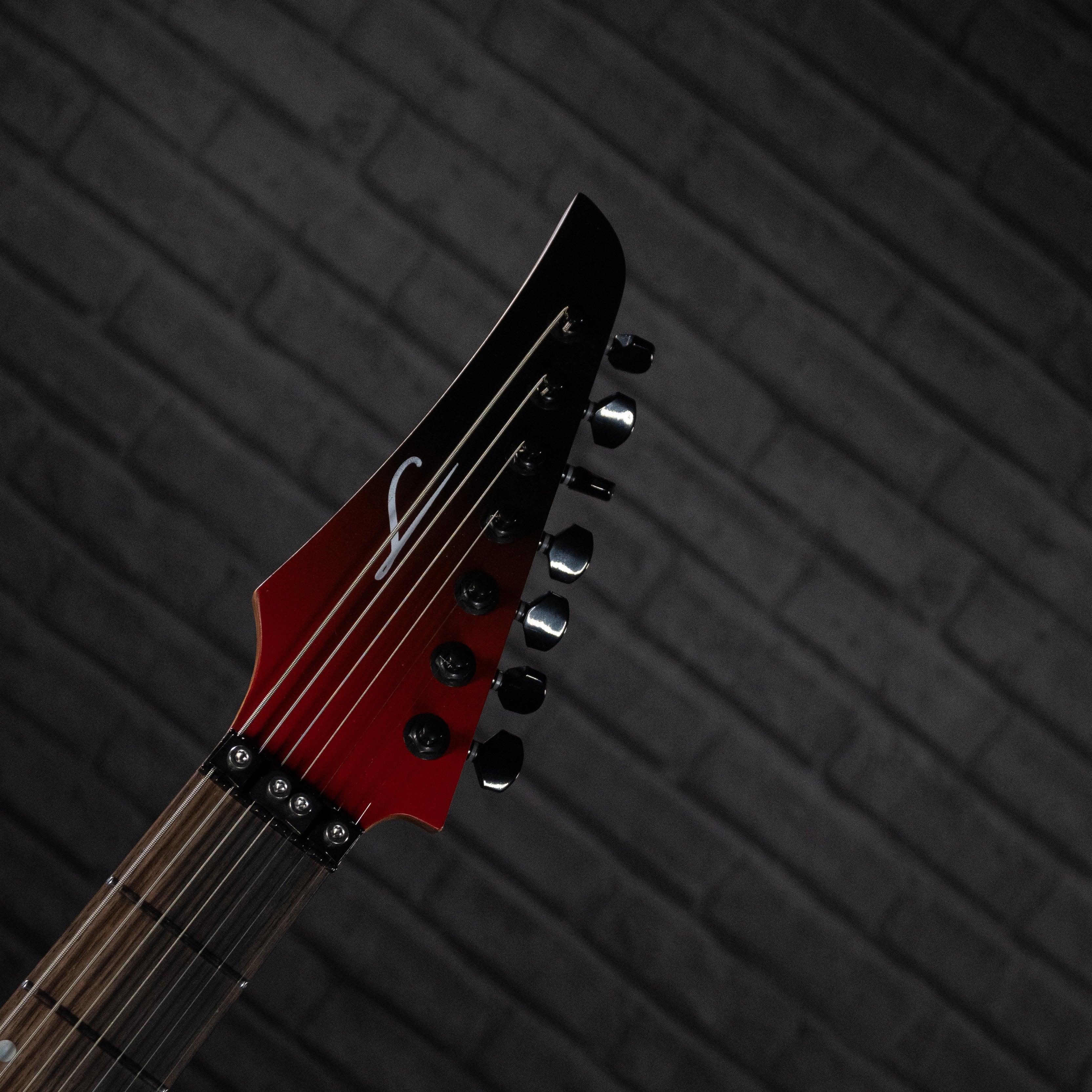 Legator N7FR Floyd Rose 7-String Electric Guitar (Crimson Fade) - Impulse Music Co.