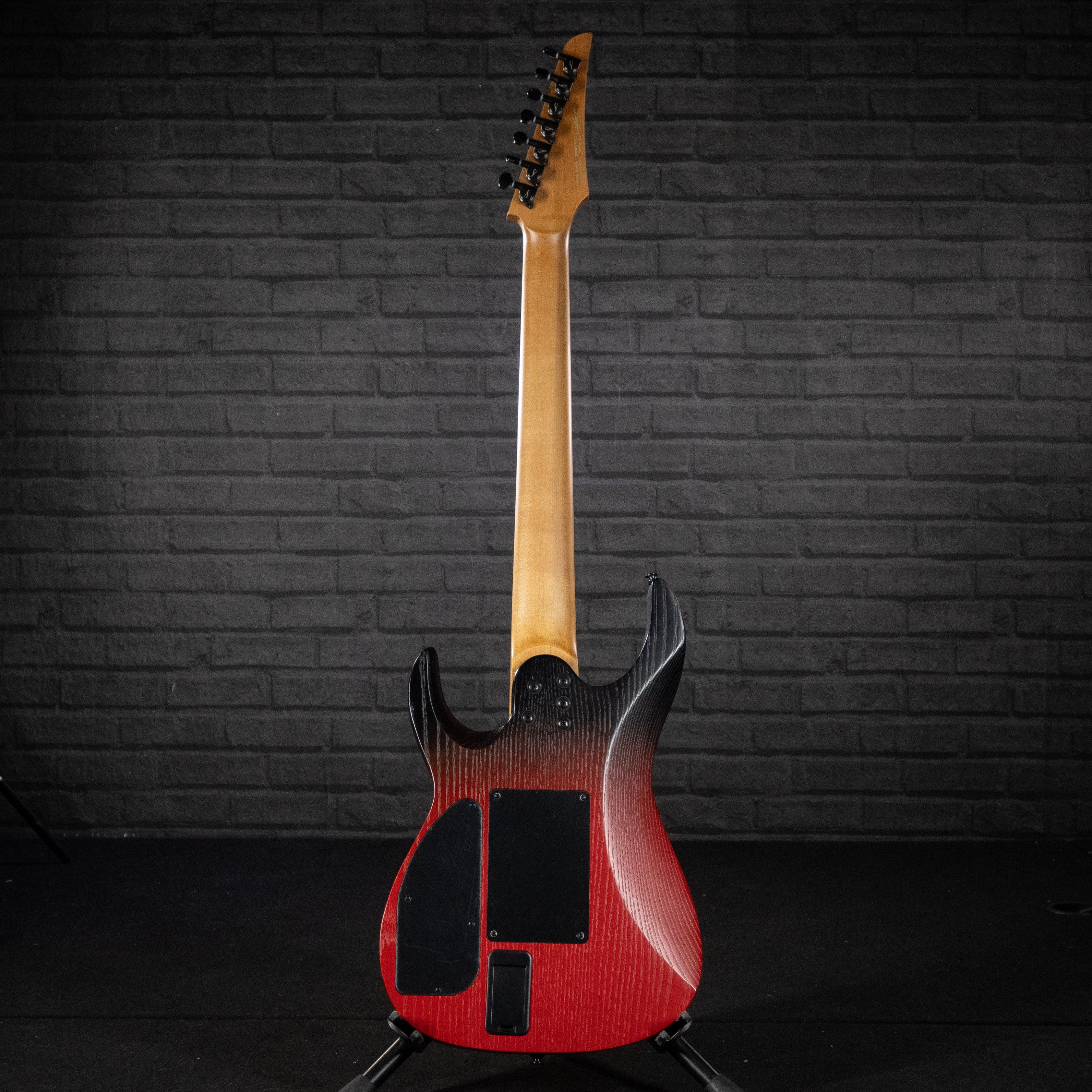 Legator N7FR Floyd Rose 7-String Electric Guitar (Crimson Fade) - Impulse Music Co.