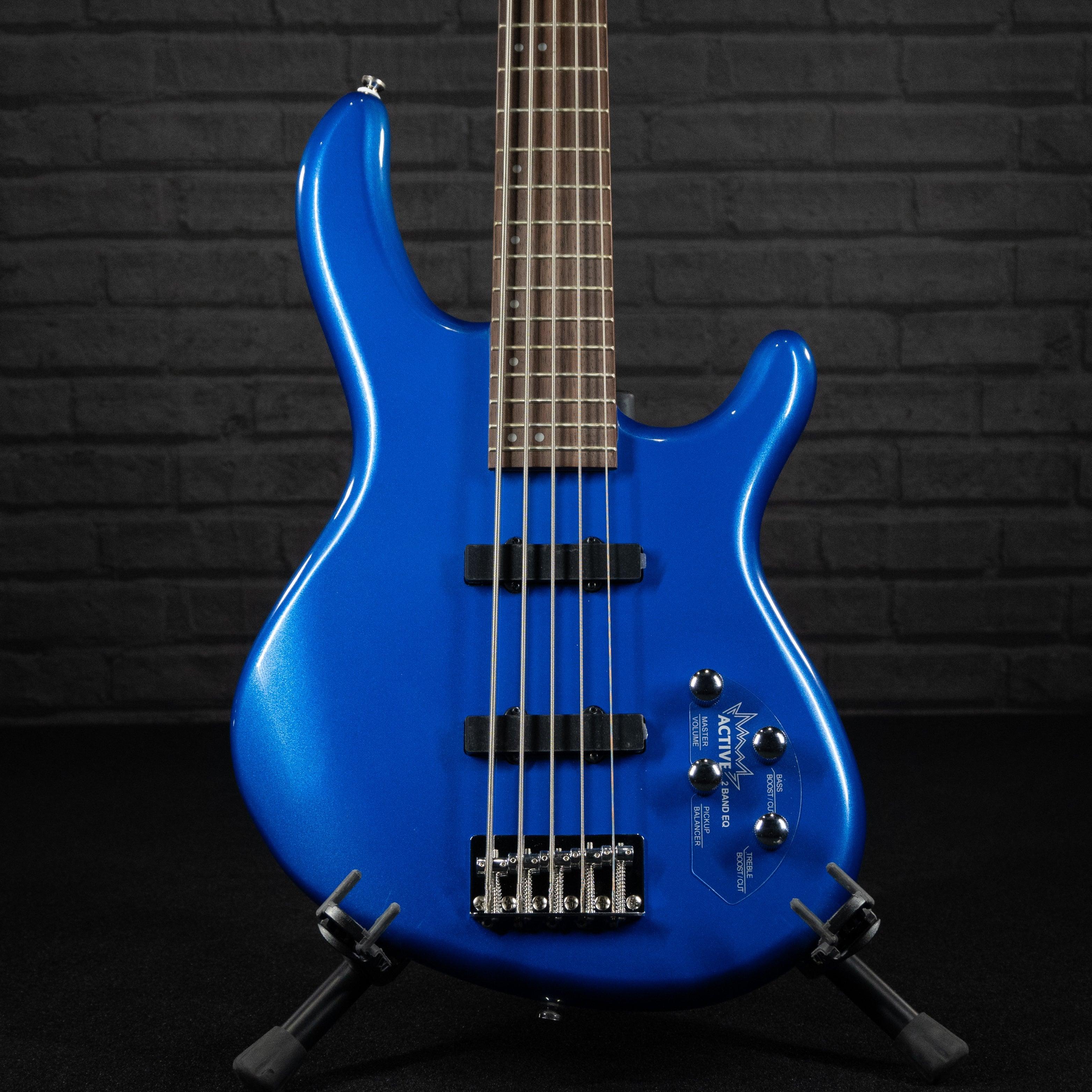 Cort Action Bass V-Plus (Blue Metallic) - Impulse Music Co.