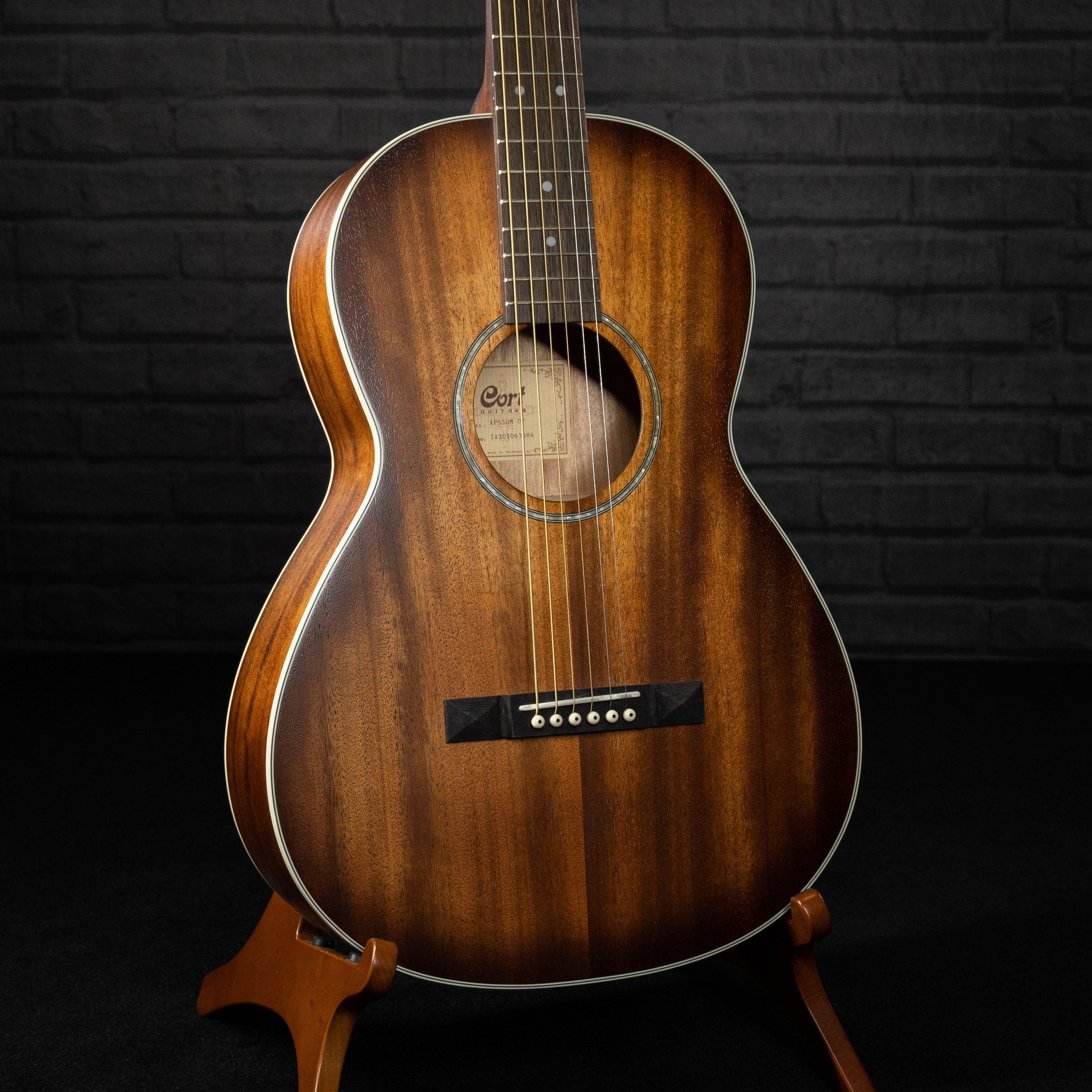 Cort AP550M Parlor Acoustic Guitar (Open Pore) - Impulse Music Co.