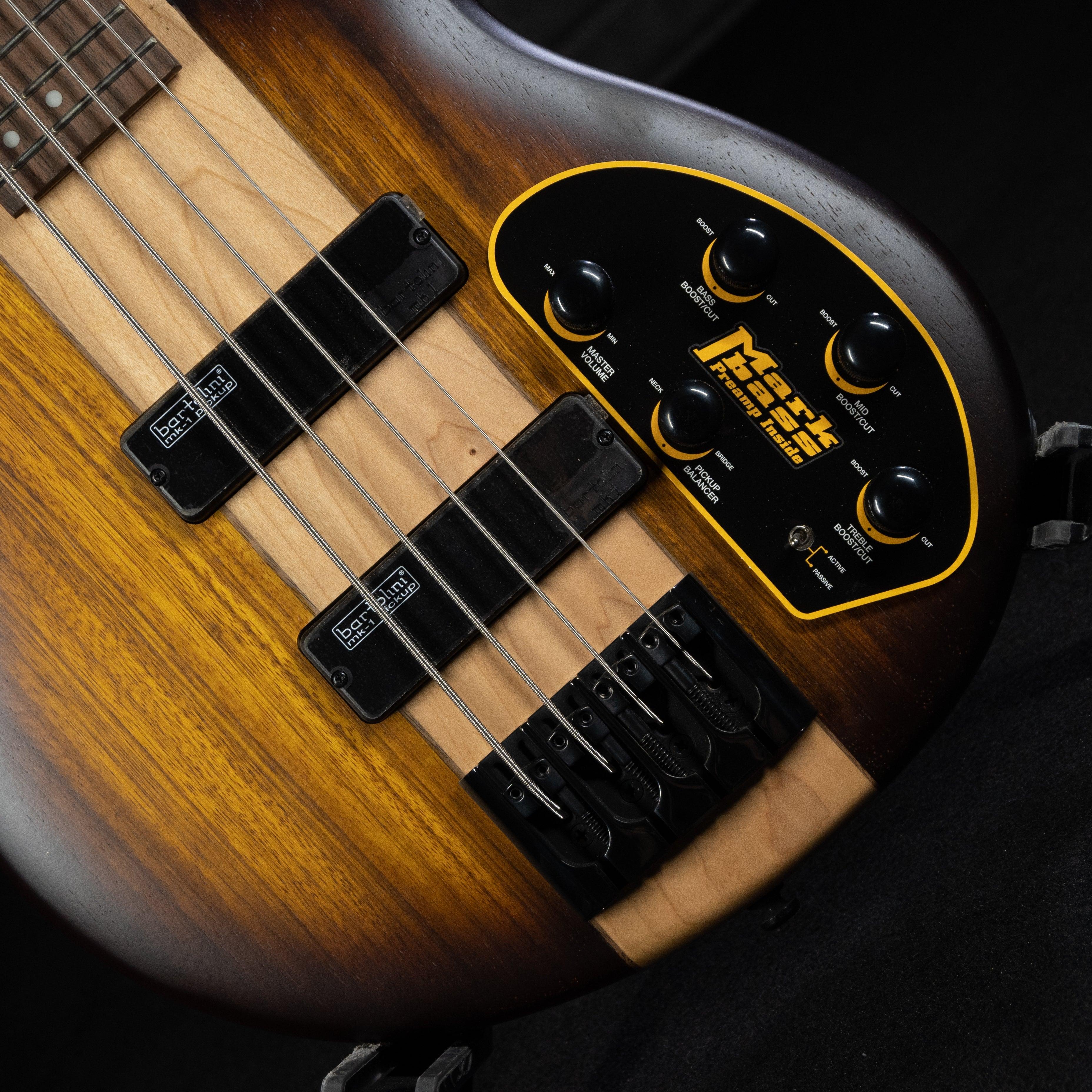 Cort Artisan Series C4 Plus ZBMH Electric Bass Guitar (Open Pore Tobacco Burst) - Impulse Music Co.