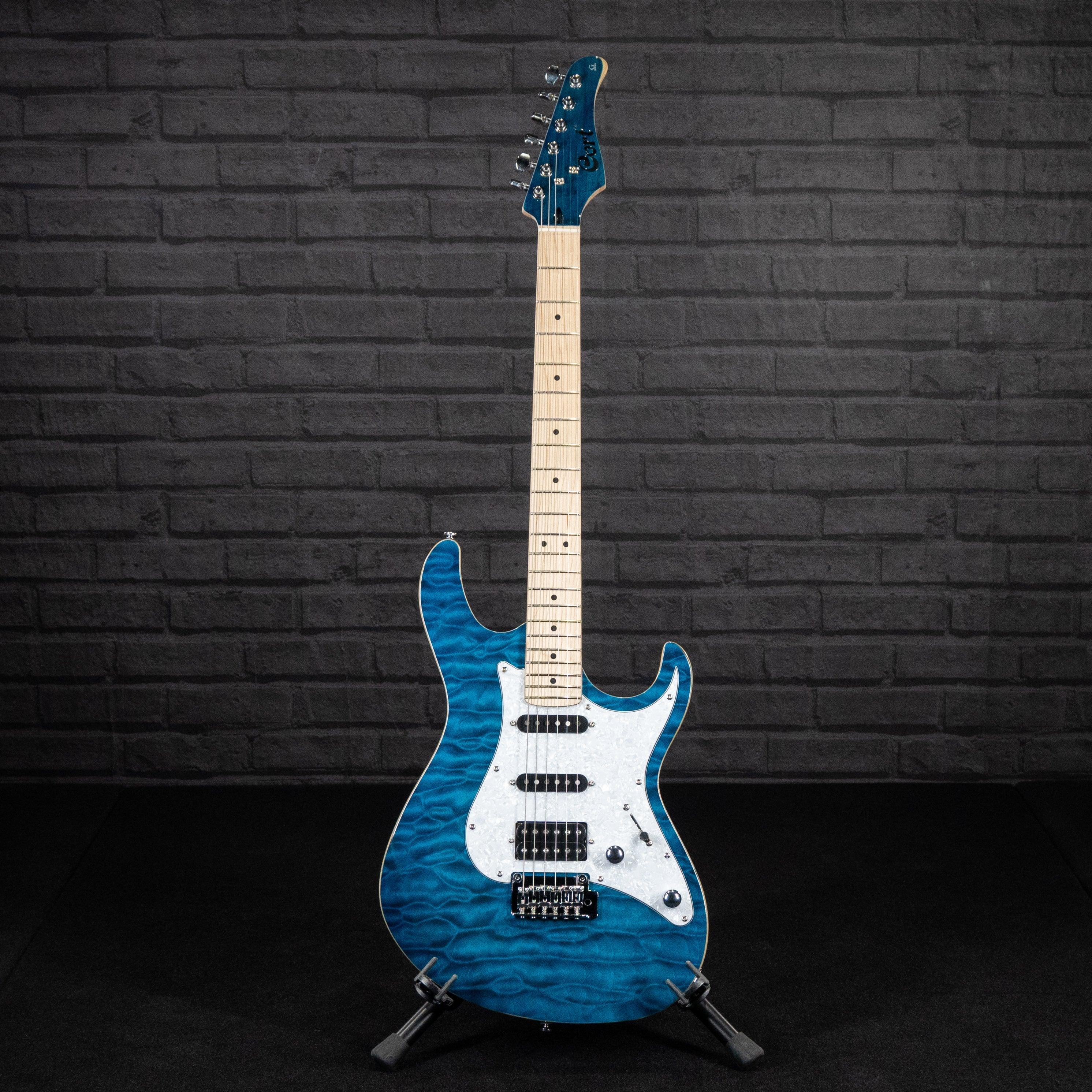 Cort G250DX Electric Guitar (Trans Blue) - Impulse Music Co.