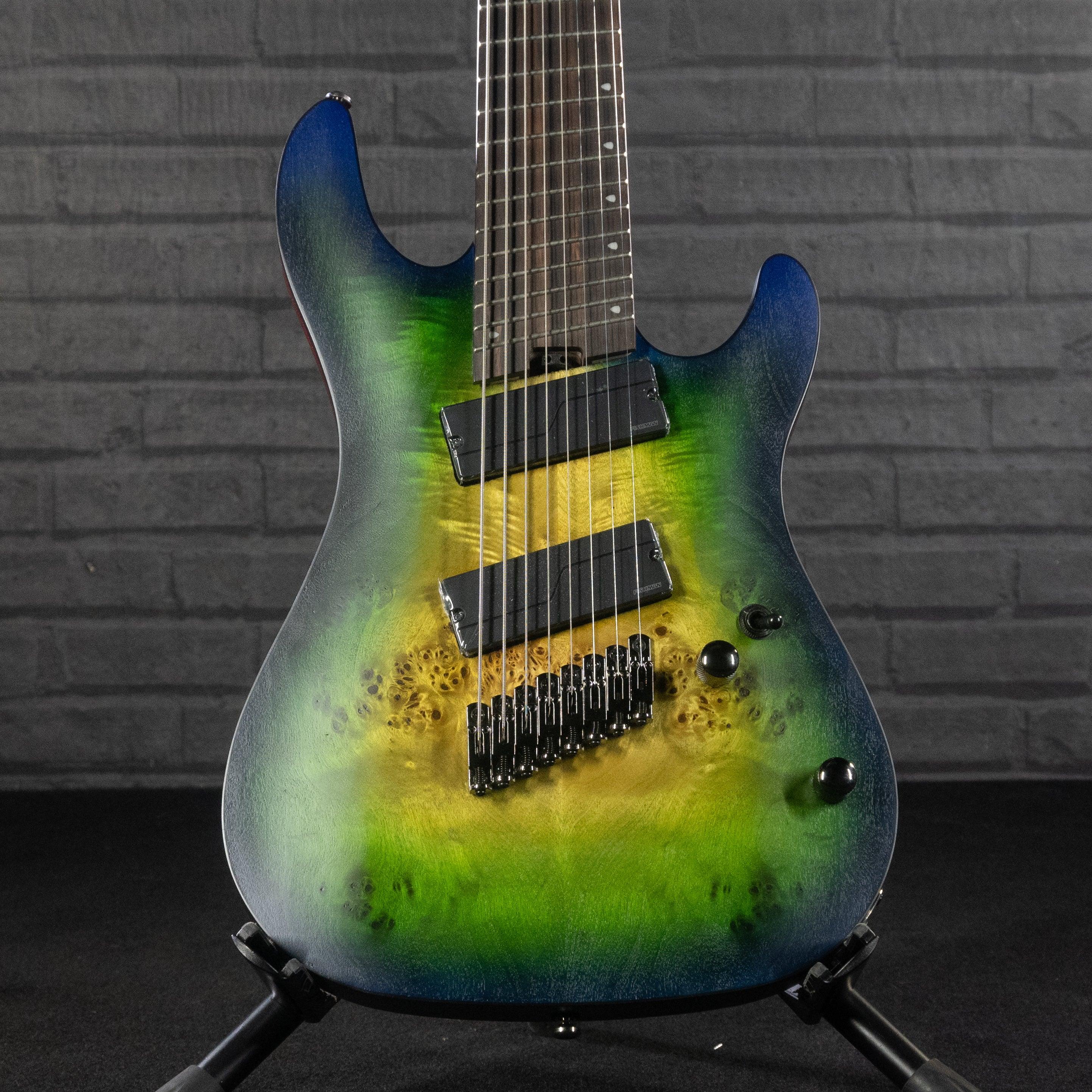Cort KX508MS 8-String Multiscale Electric Guitar (Mariana Blue Burst) (Clearance) - Impulse Music Co.