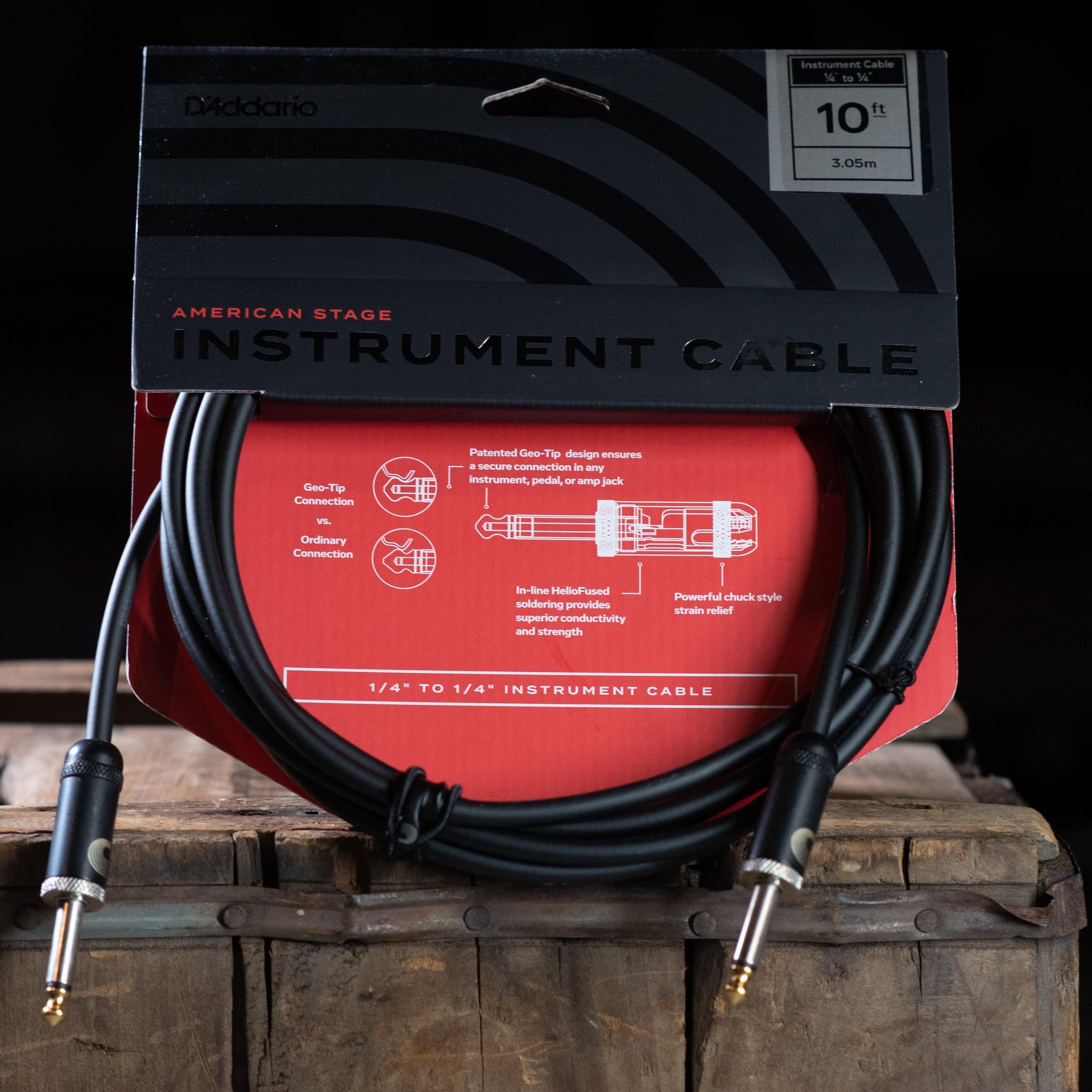 D'addario American Stage Cable 10 ft. - Impulse Music Co.