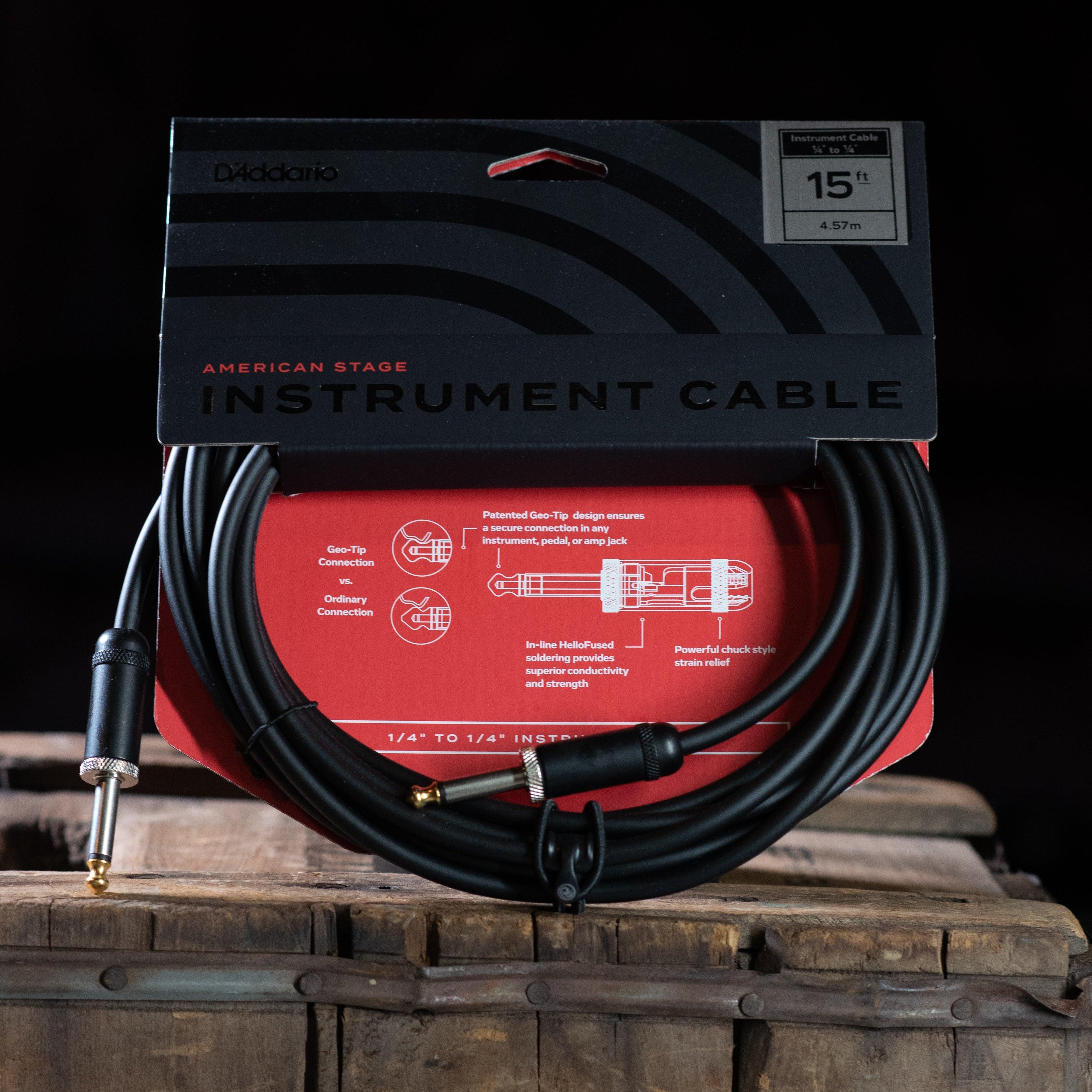 D'addario American Stage Cable 15 ft. - Impulse Music Co.
