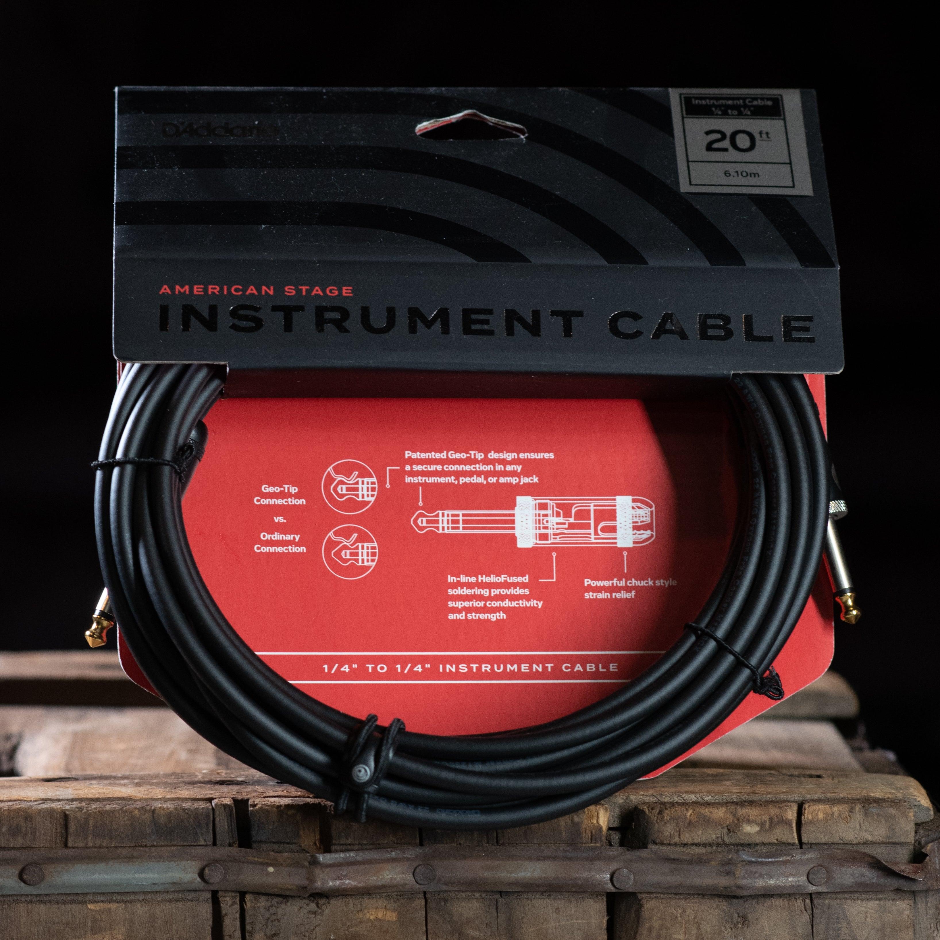 D'addario American Stage Cable 20 ft. - Impulse Music Co.