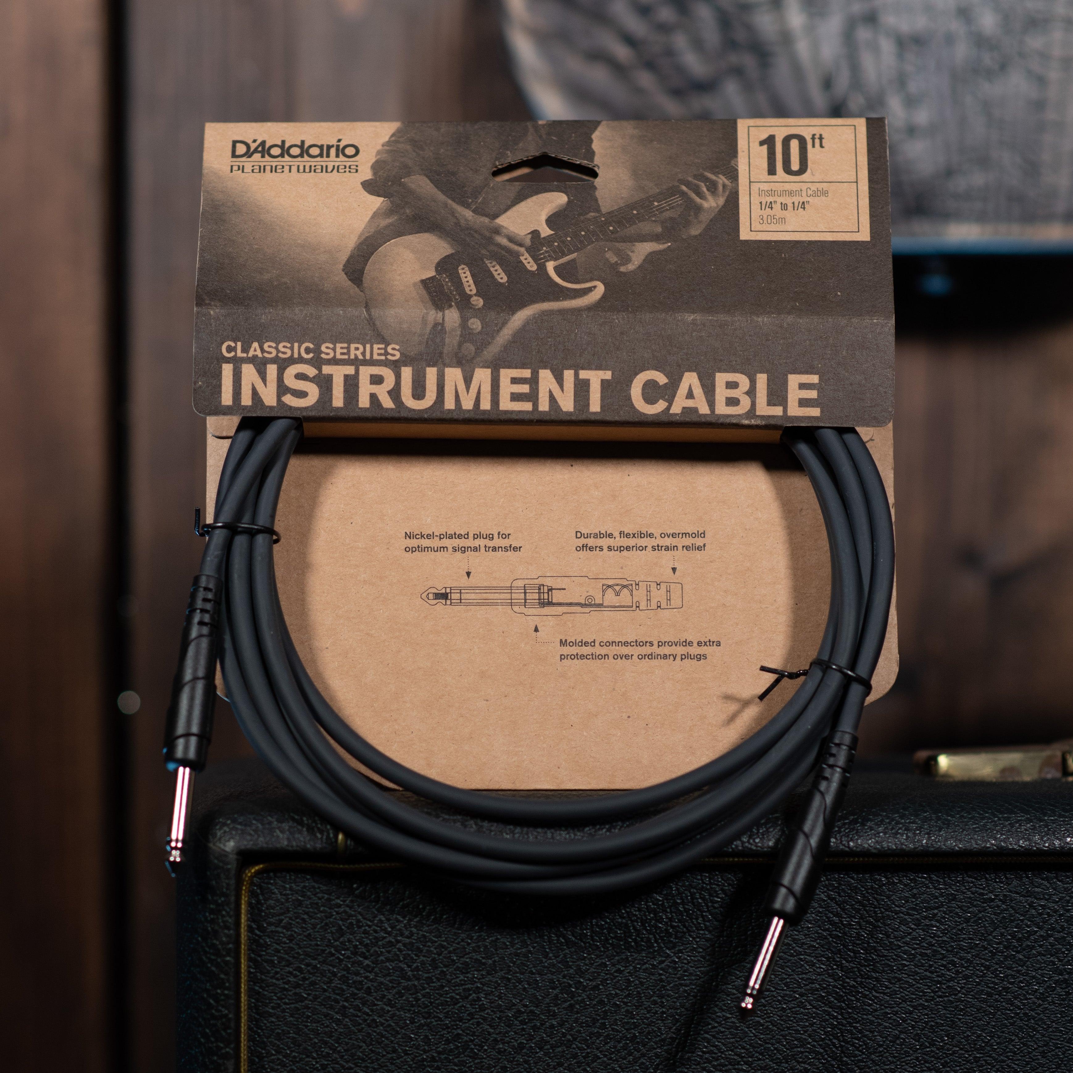 D'addario Classic Series Cable 10 ft. - Impulse Music Co.