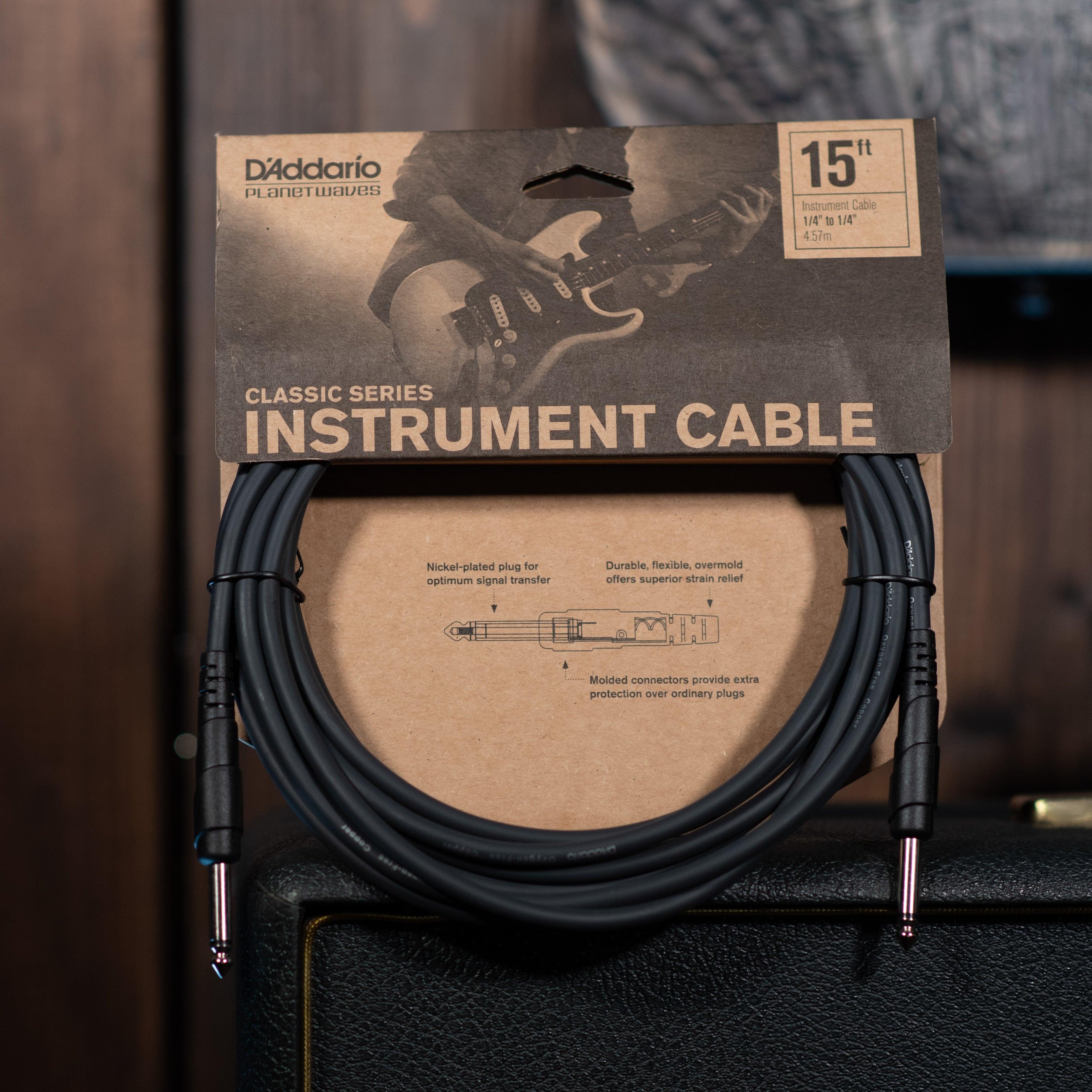 D'addario Classic Series Cable 15 ft. - Impulse Music Co.