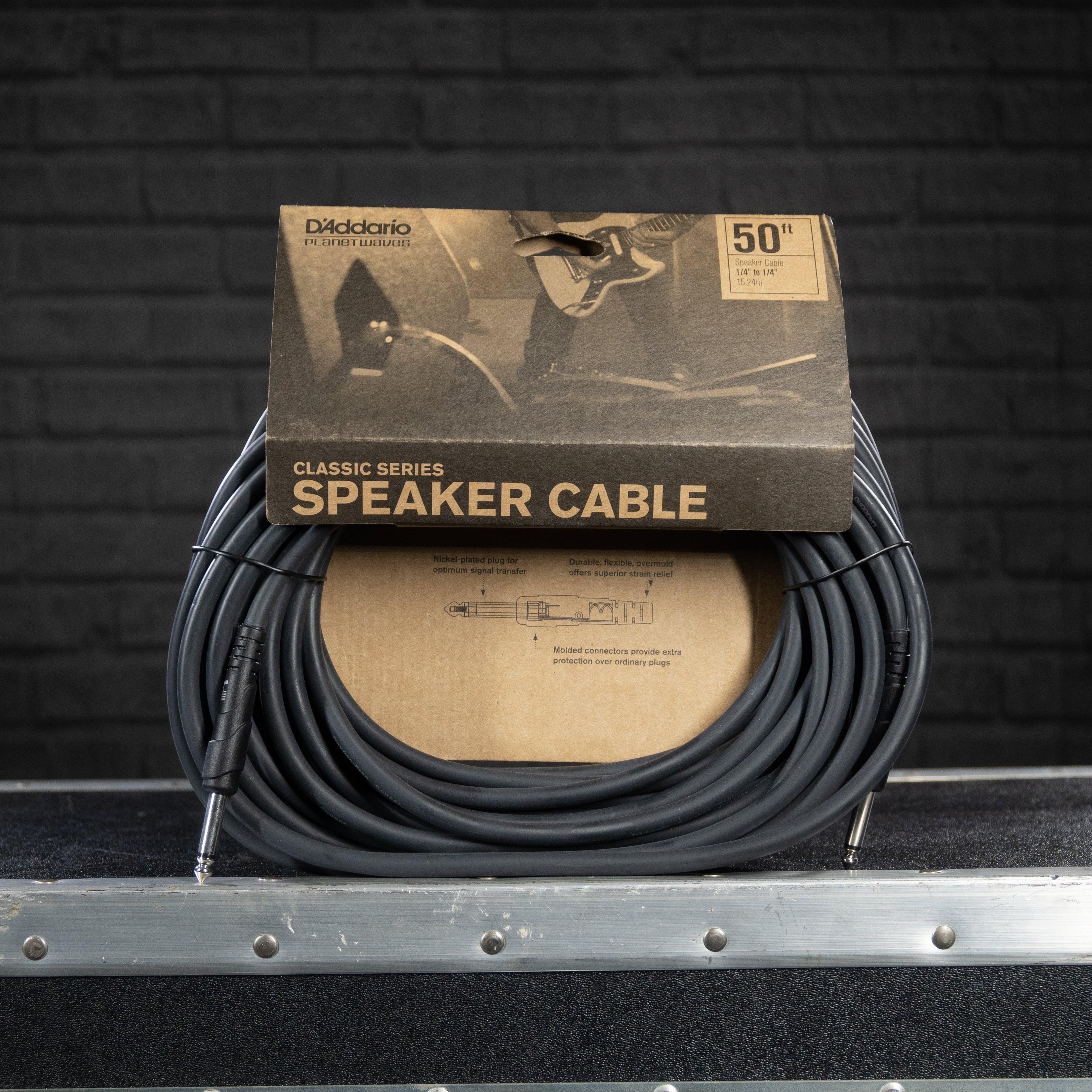 D'addario Classic Series Speaker Cable 50 ft. - Impulse Music Co.