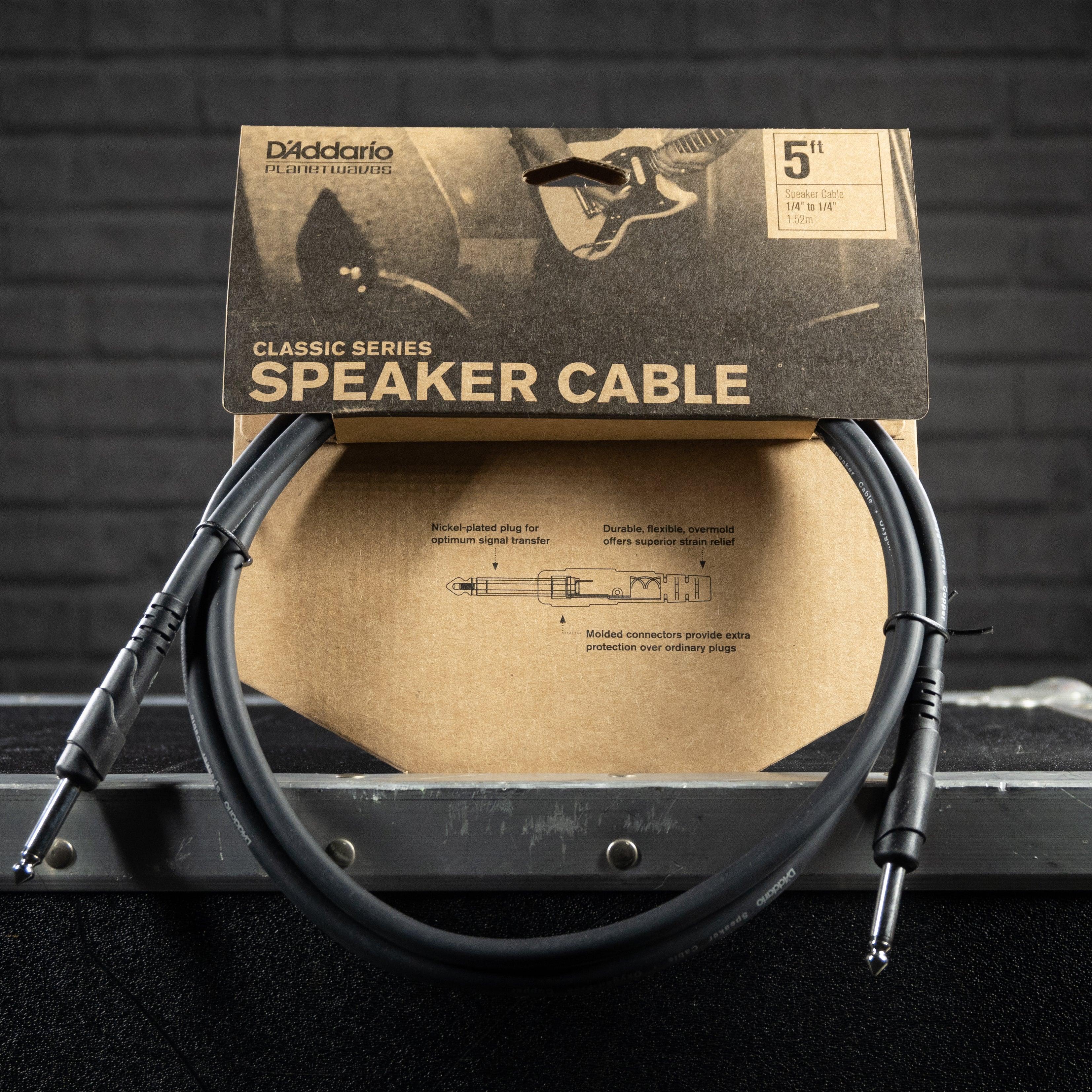 D’addario Classic Series Speaker Cable 5ft. - Impulse Music Co.
