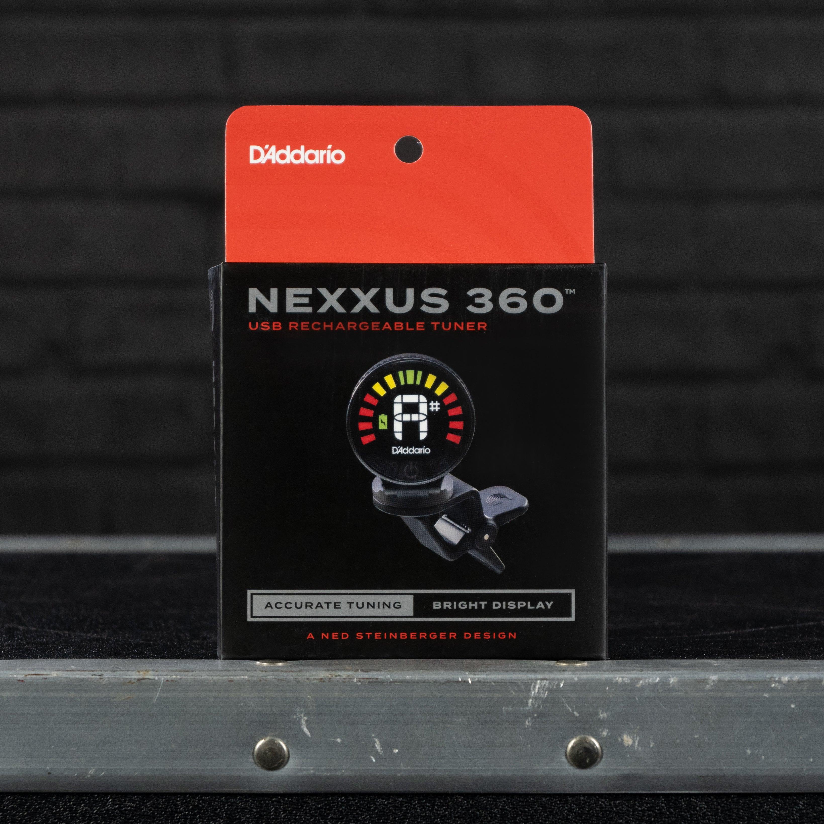 D'Addario Nexxus 360 Rechargeable Headstock Tuner - Impulse Music Co.