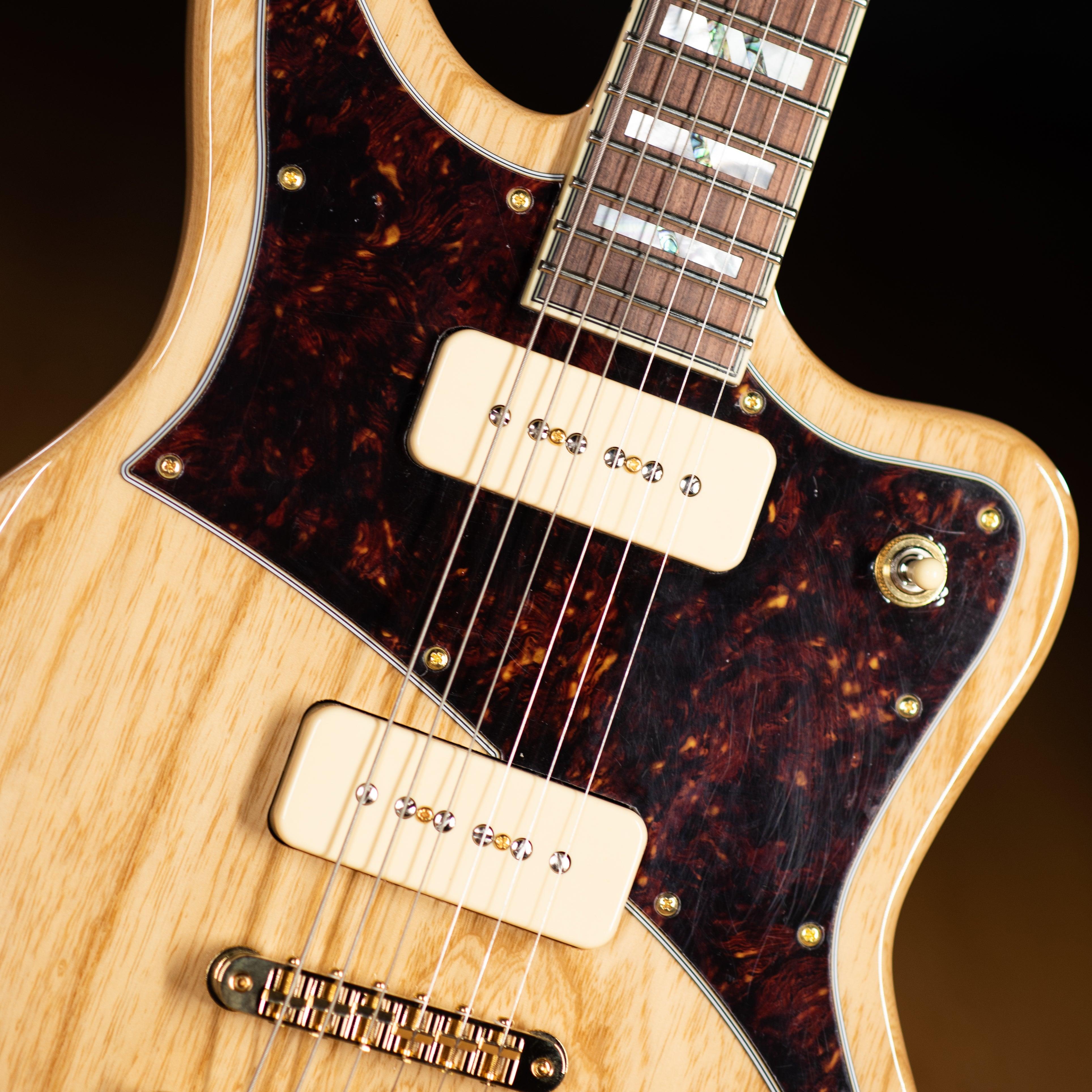 D'Angelico Deluxe Bedford Natural Swamp Ash w/P90s - Impulse Music Co.