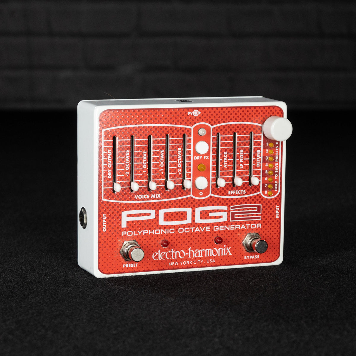 pog2 pedal Electro-Harmonix POG2 Polyphonic Octave Generator Guitar Pedal [USED]