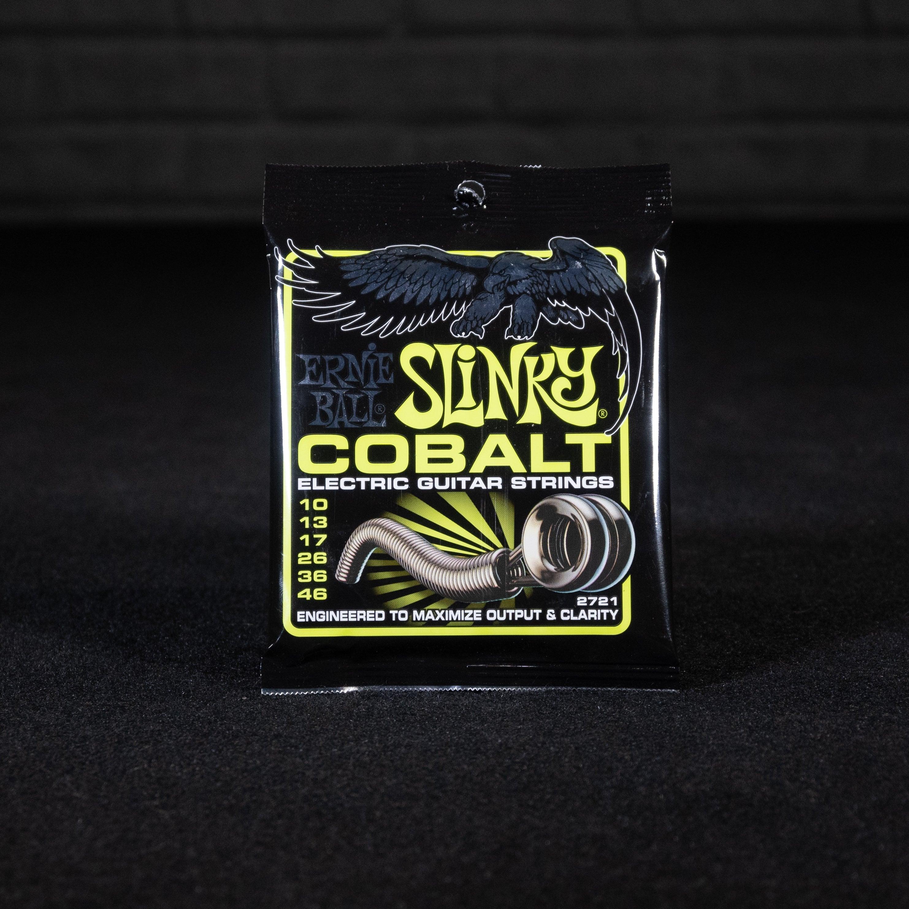 Ernie Ball Regular Slinky Cobalt Electric Guitar Strings - 10-46 Gauge - Impulse Music Co.
