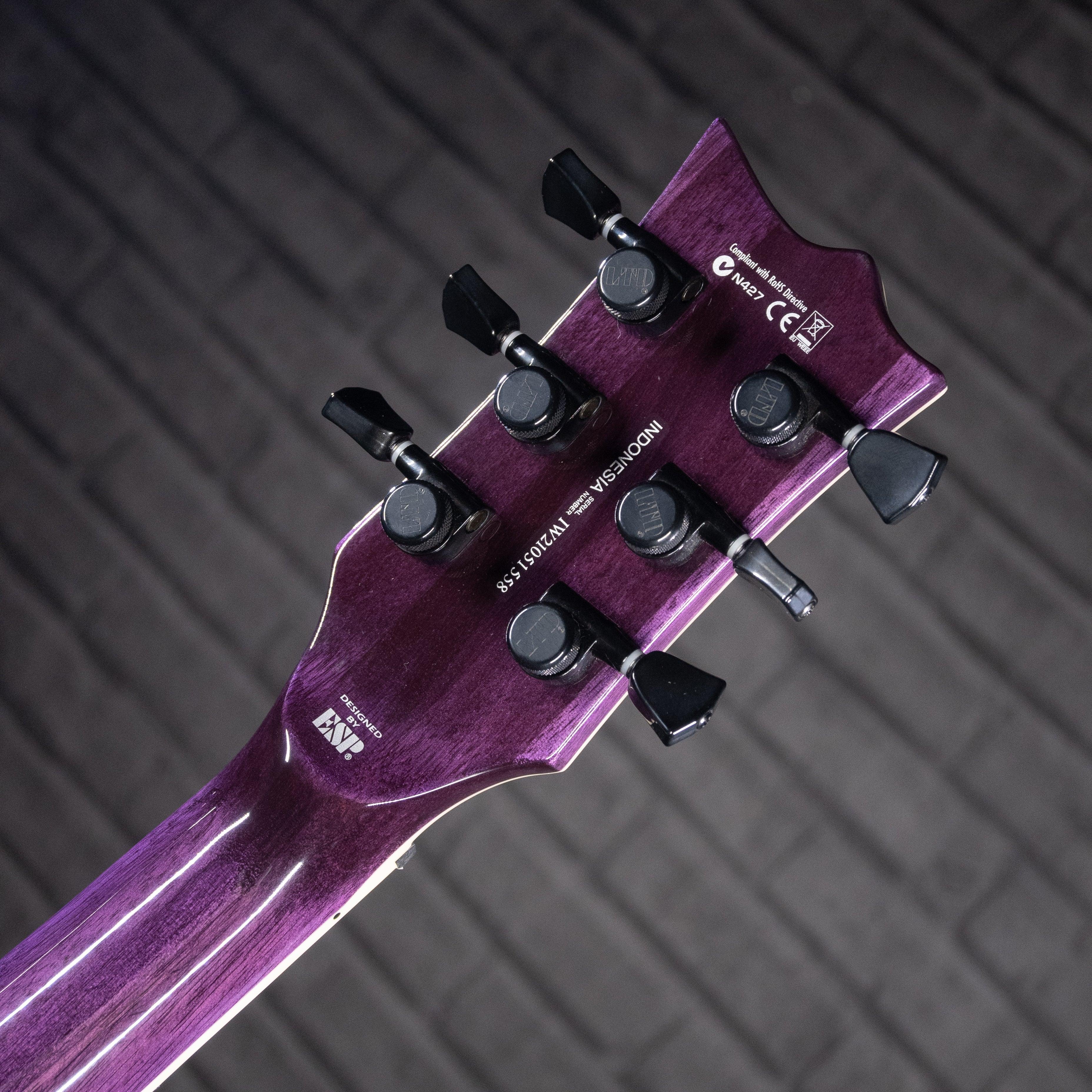 ESP LTD EC-1000 (See Thru Purple) - Impulse Music Co.