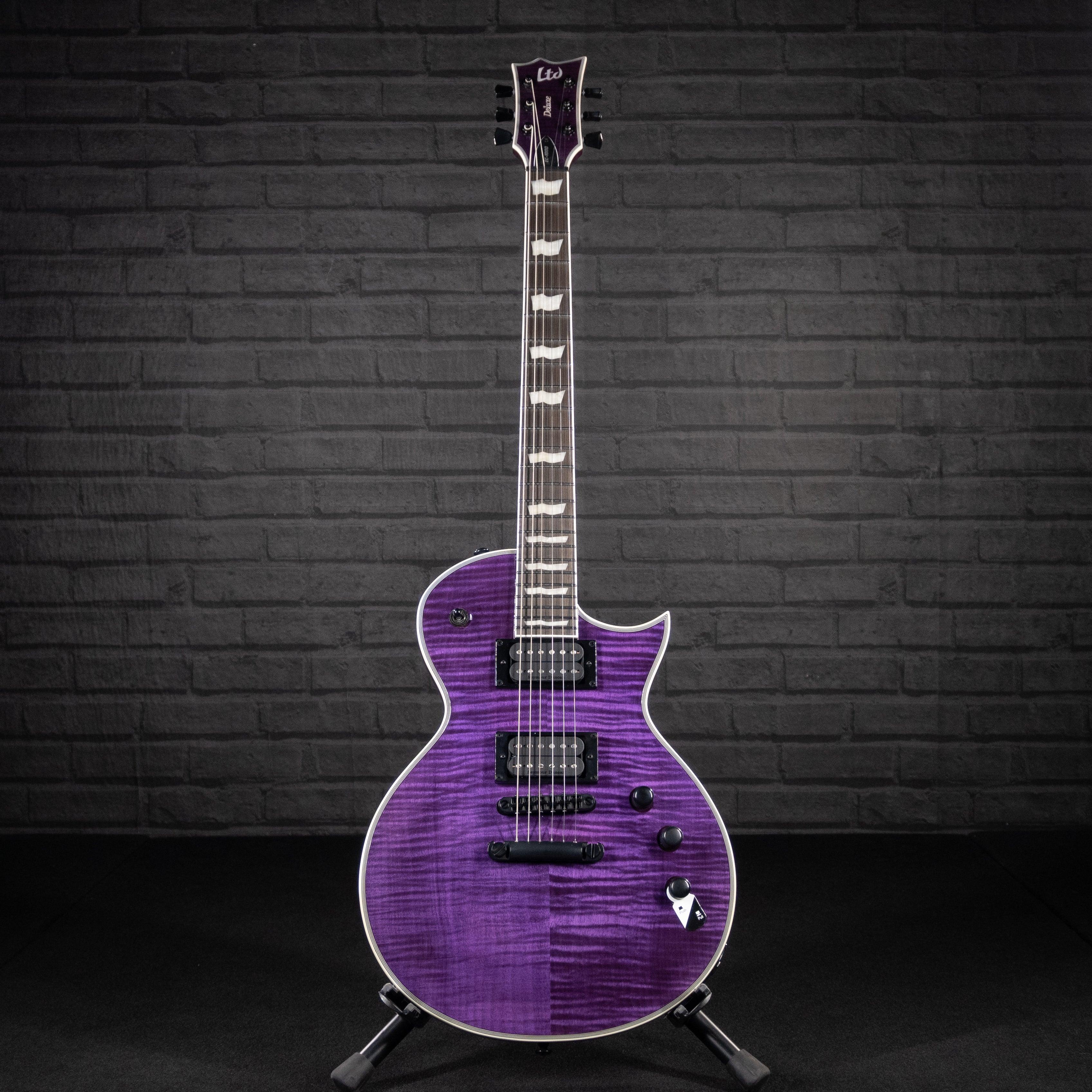 ESP LTD EC-1000 (See Thru Purple) - Impulse Music Co.