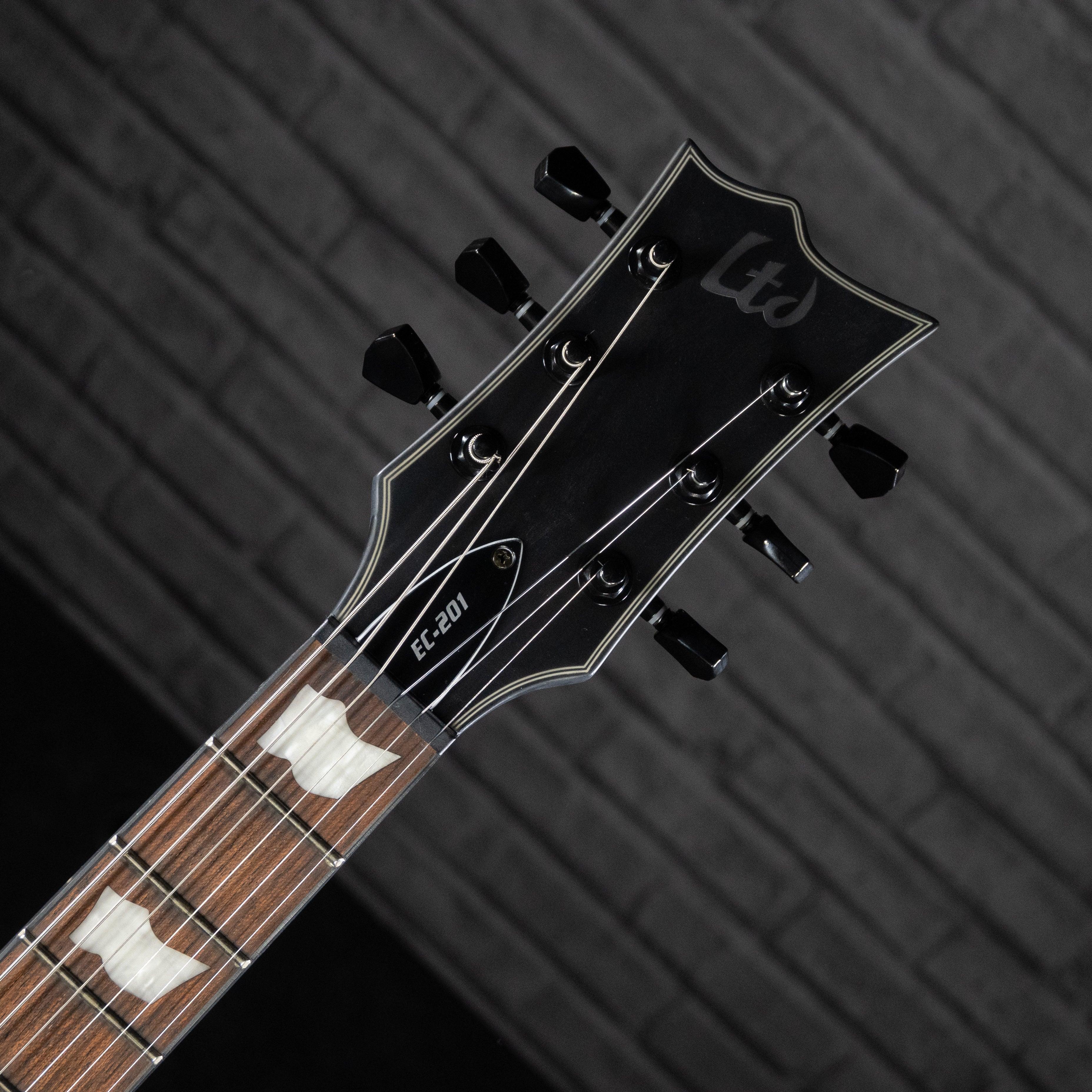 ESP LTD EC-201 Electric Guitar (Black Satin) - Impulse Music Co.