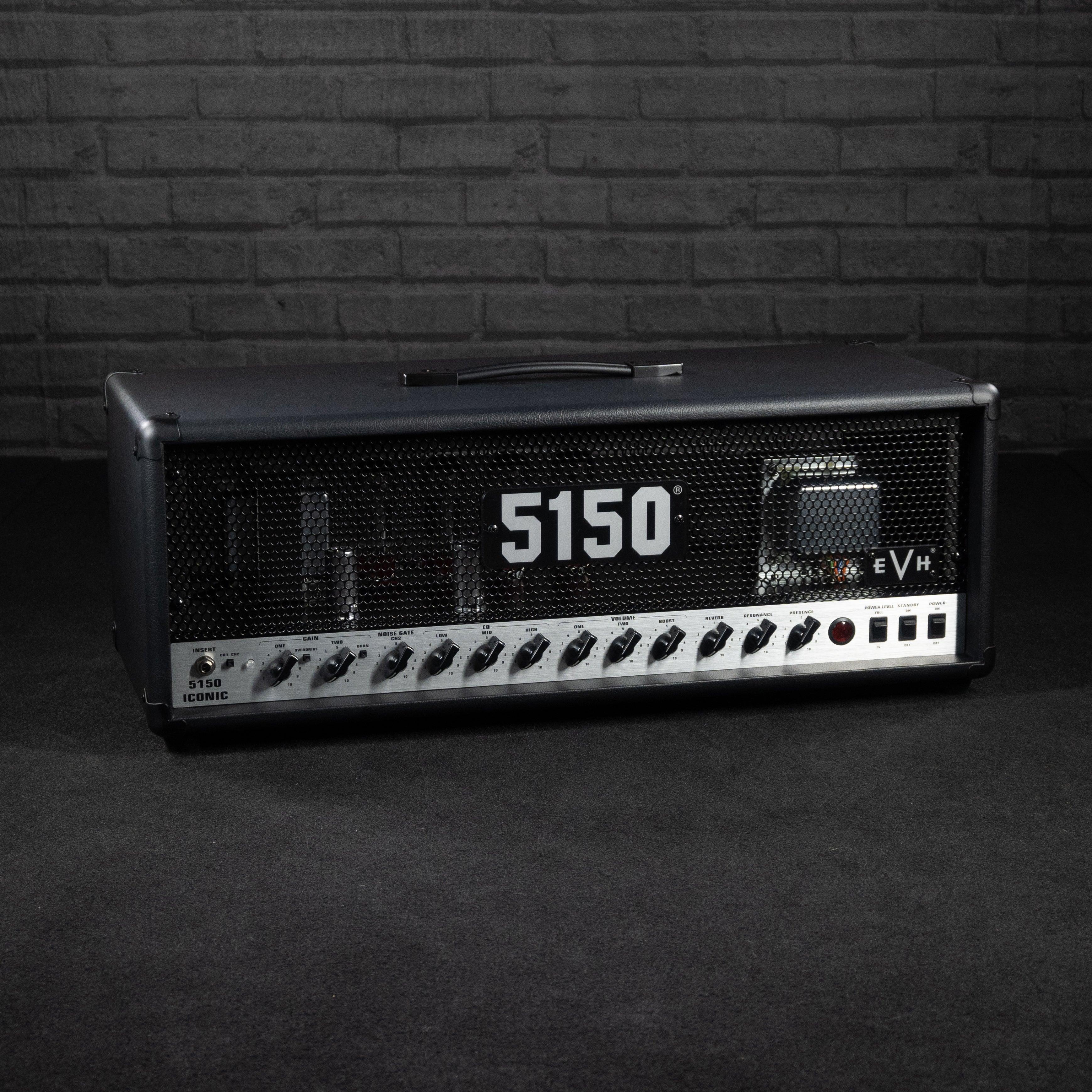 EVH 5150 Iconic Series 2-Channel 80-Watt Guitar Amp Head (Black) - Impulse Music Co.