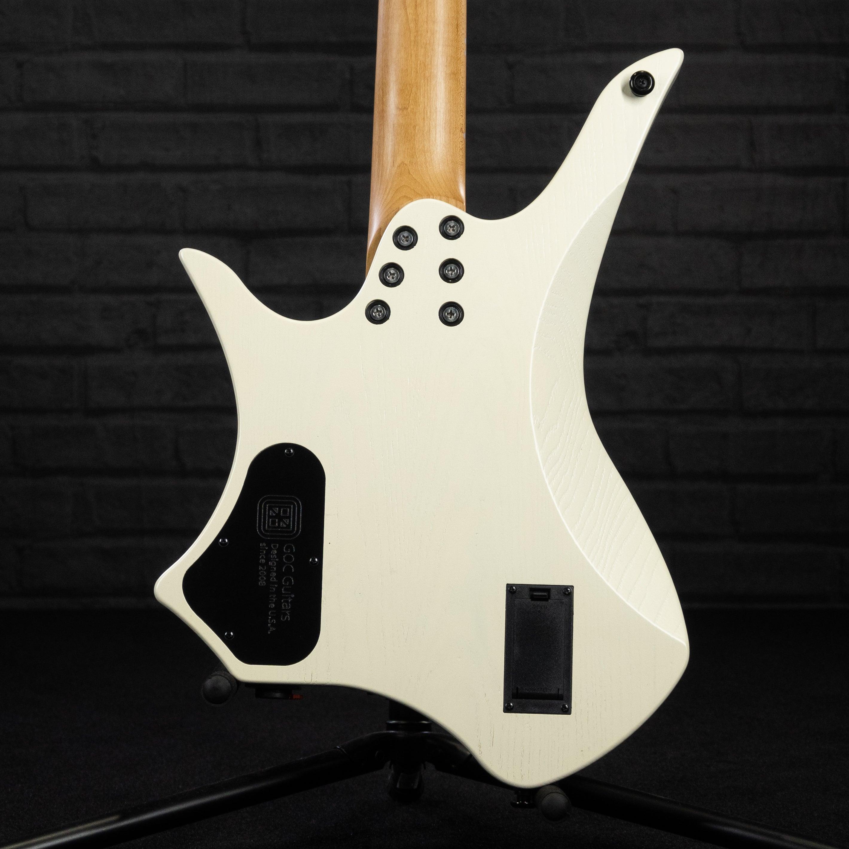 GOC C-Series Vajra 6 Electric Guitar (Worn Powder White) - Impulse Music Co.