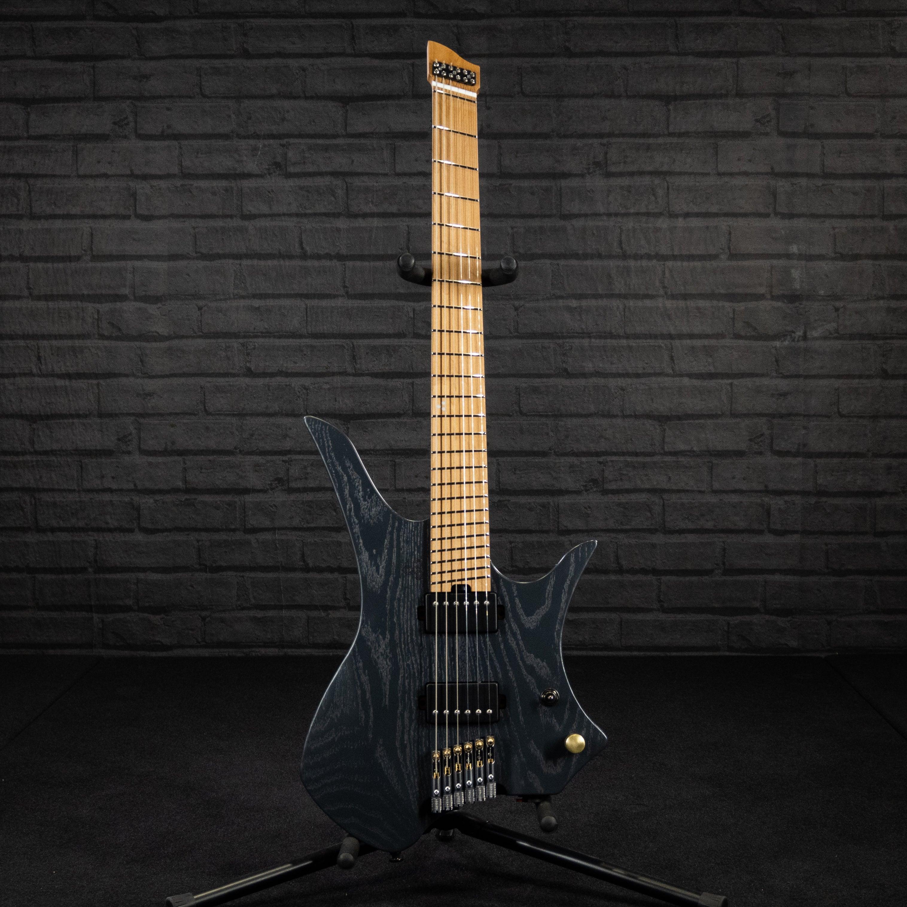 GOC C-Series Vajra 6 Electric Guitar (Worn Trans Black) - Impulse Music Co.