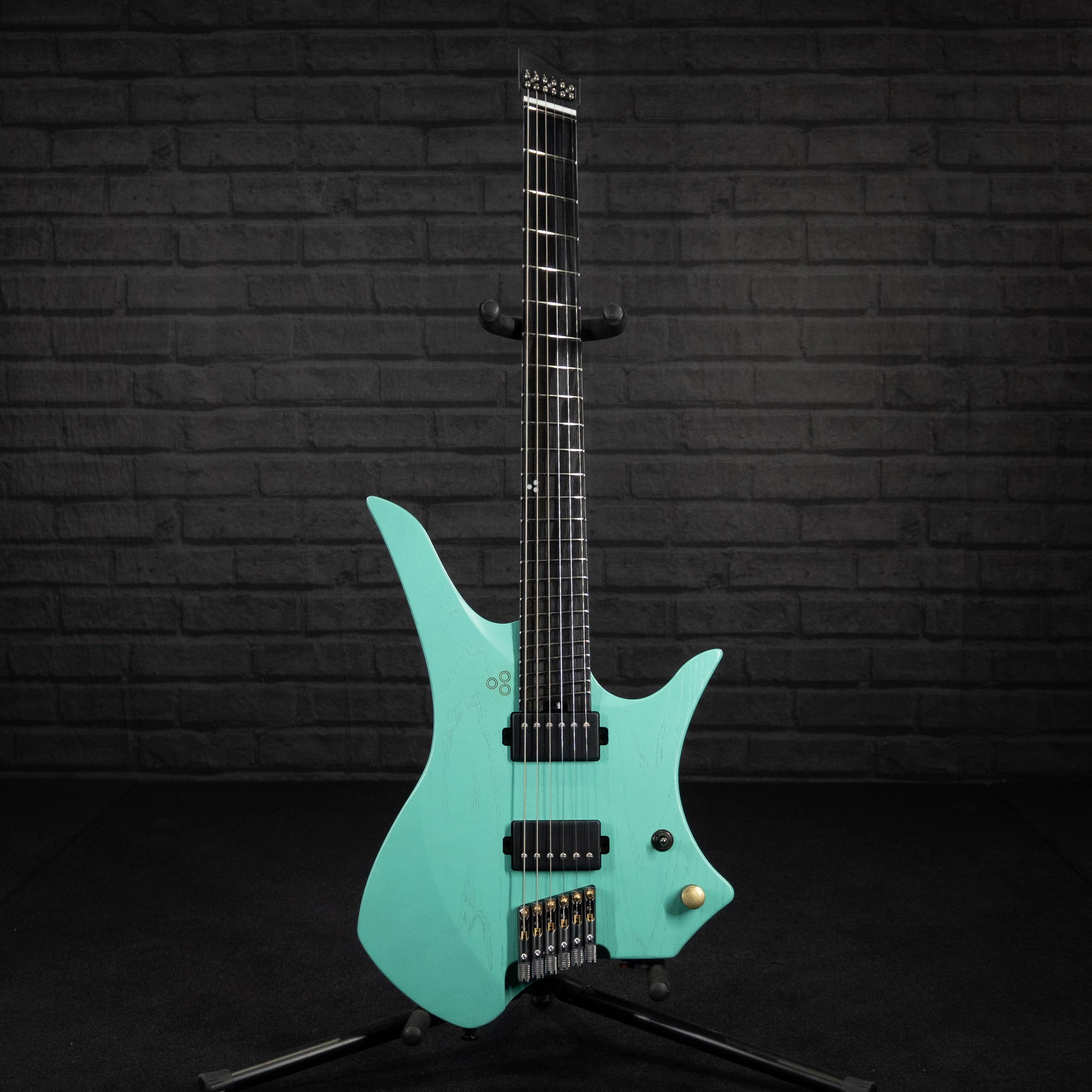 GOC C-Series Vajra 6 Electric Guitar (Worn Turquoise) - Impulse Music Co.