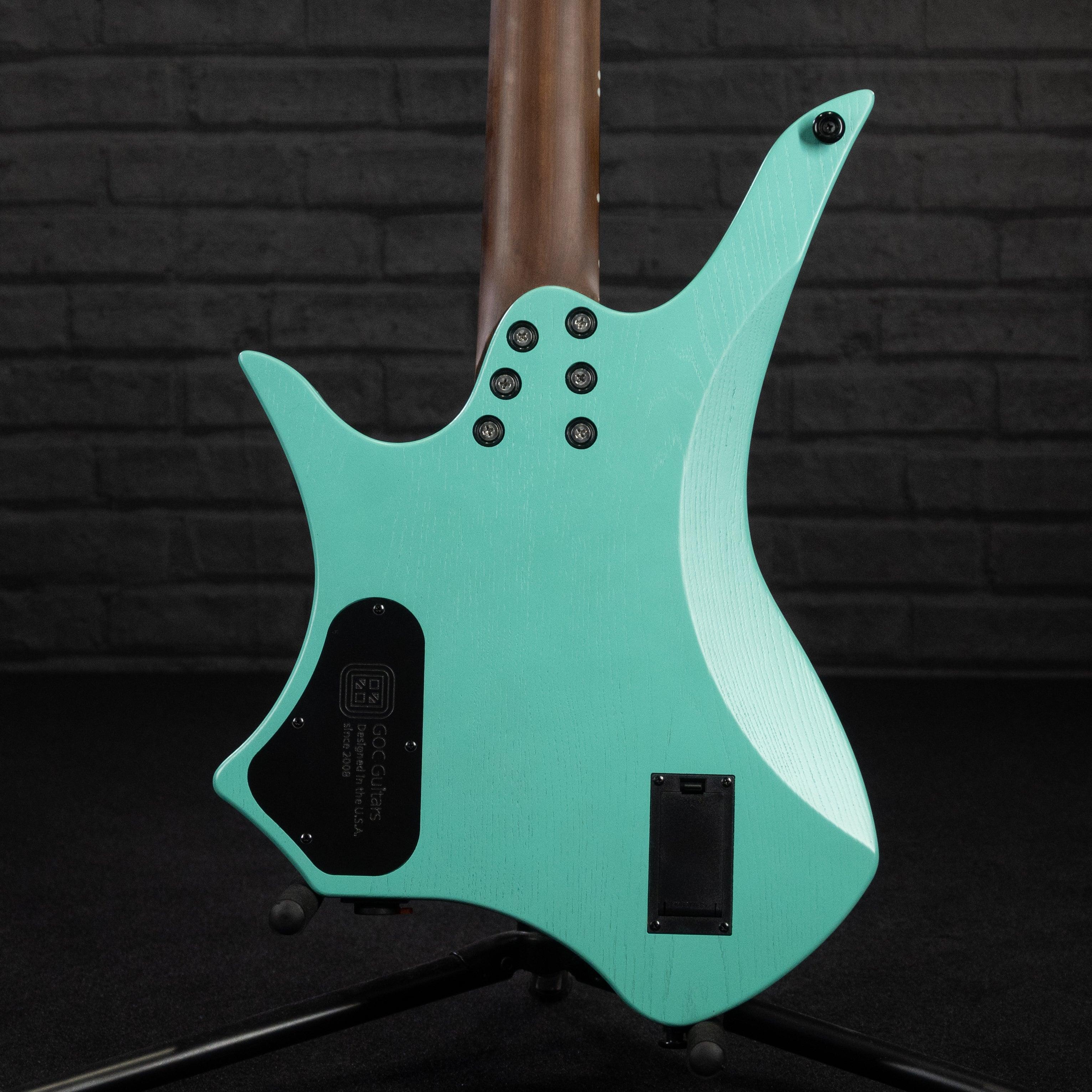 GOC C-Series Vajra 6 Electric Guitar (Worn Turquoise) - Impulse Music Co.