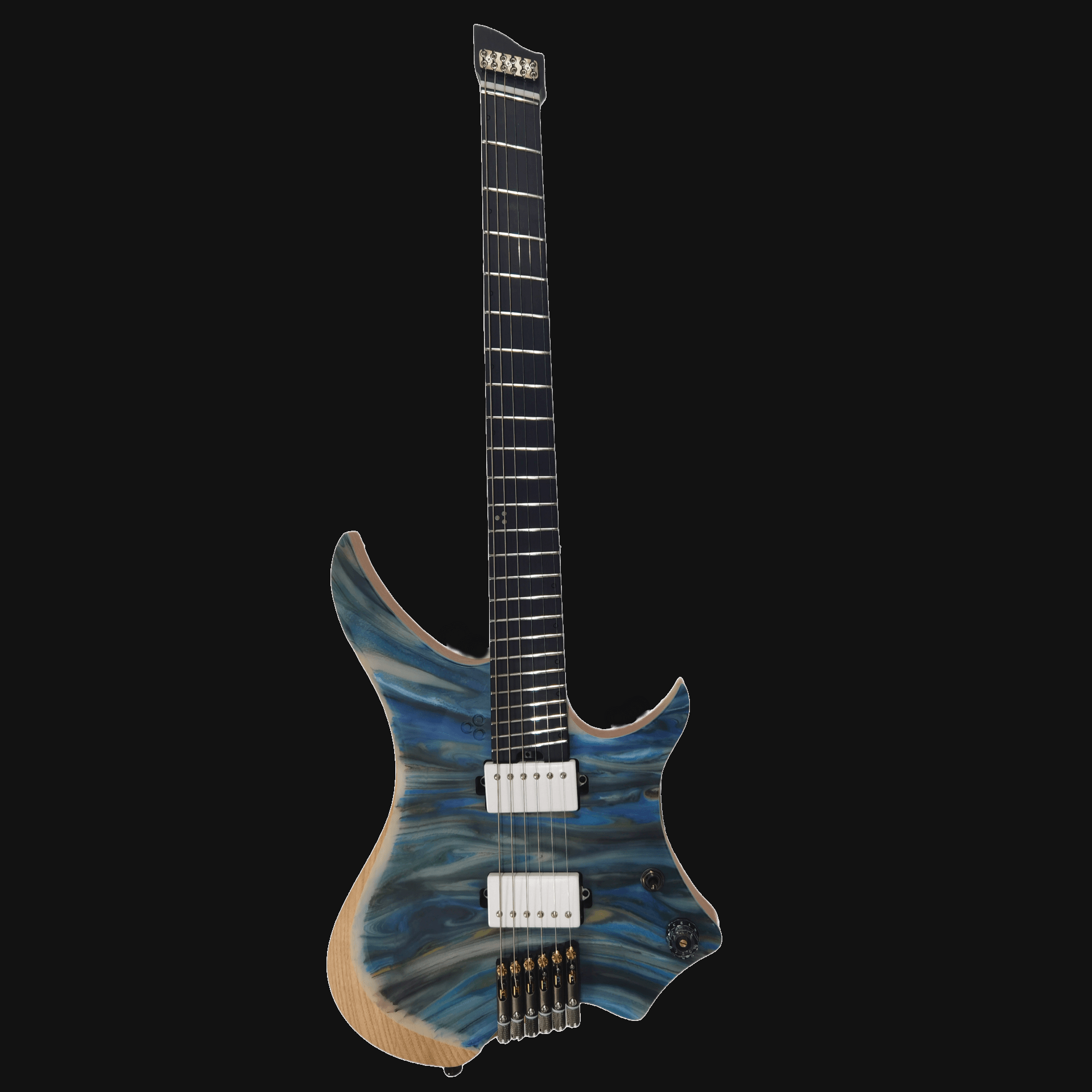 GOC Guitars E-Class Ilumina Headless 6 String Guitar (Starry Night) PRE-ORDER - Impulse Music Co.