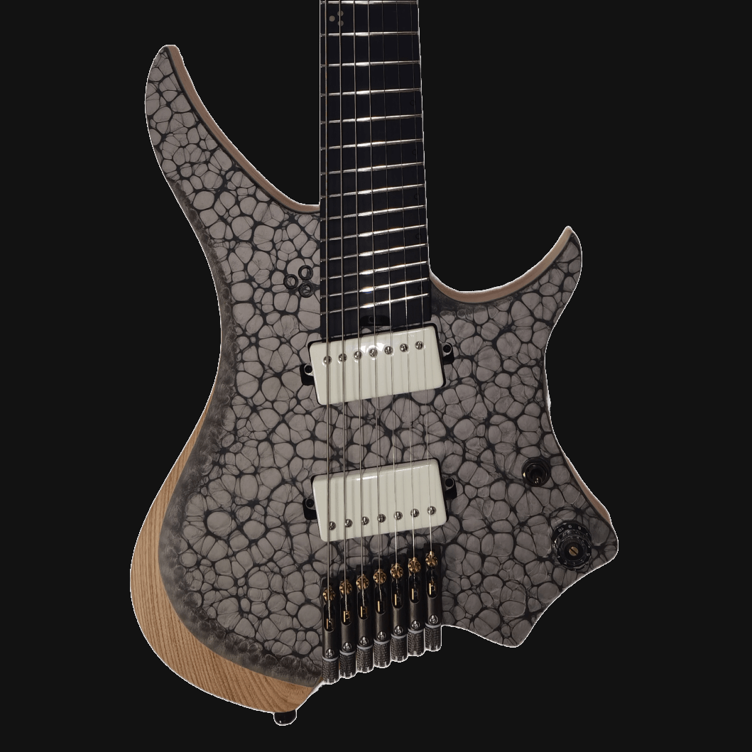 GOC Guitars E-Class Ilumina Headless 7 String Guitar (Bahamut) PRE-ORDER - Impulse Music Co.