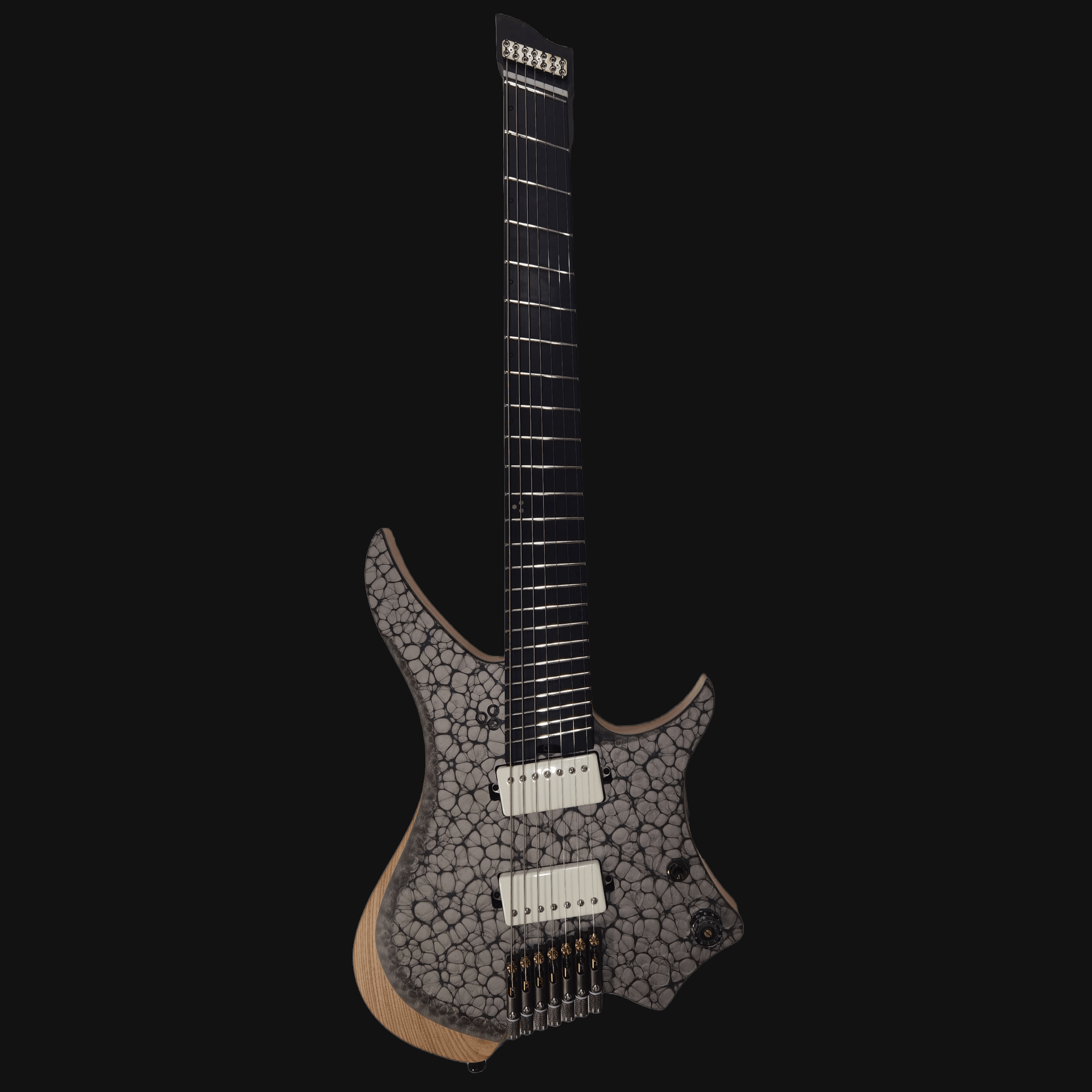 GOC Guitars E-Class Ilumina Headless 7 String Guitar (Bahamut) PRE-ORDER - Impulse Music Co.