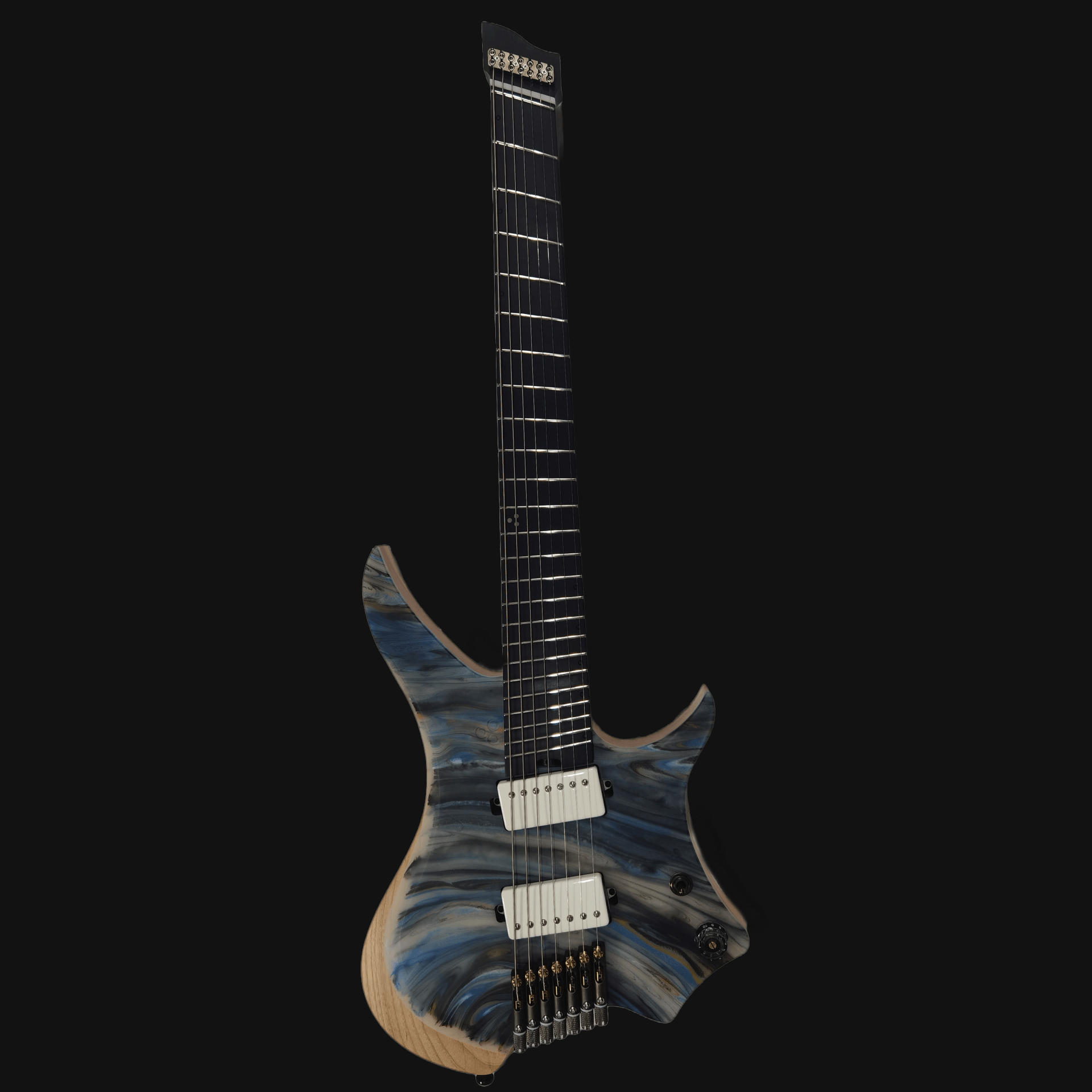 GOC Guitars E-Class Ilumina Headless 7 String Guitar (Starry Night) PRE-ORDER - Impulse Music Co.