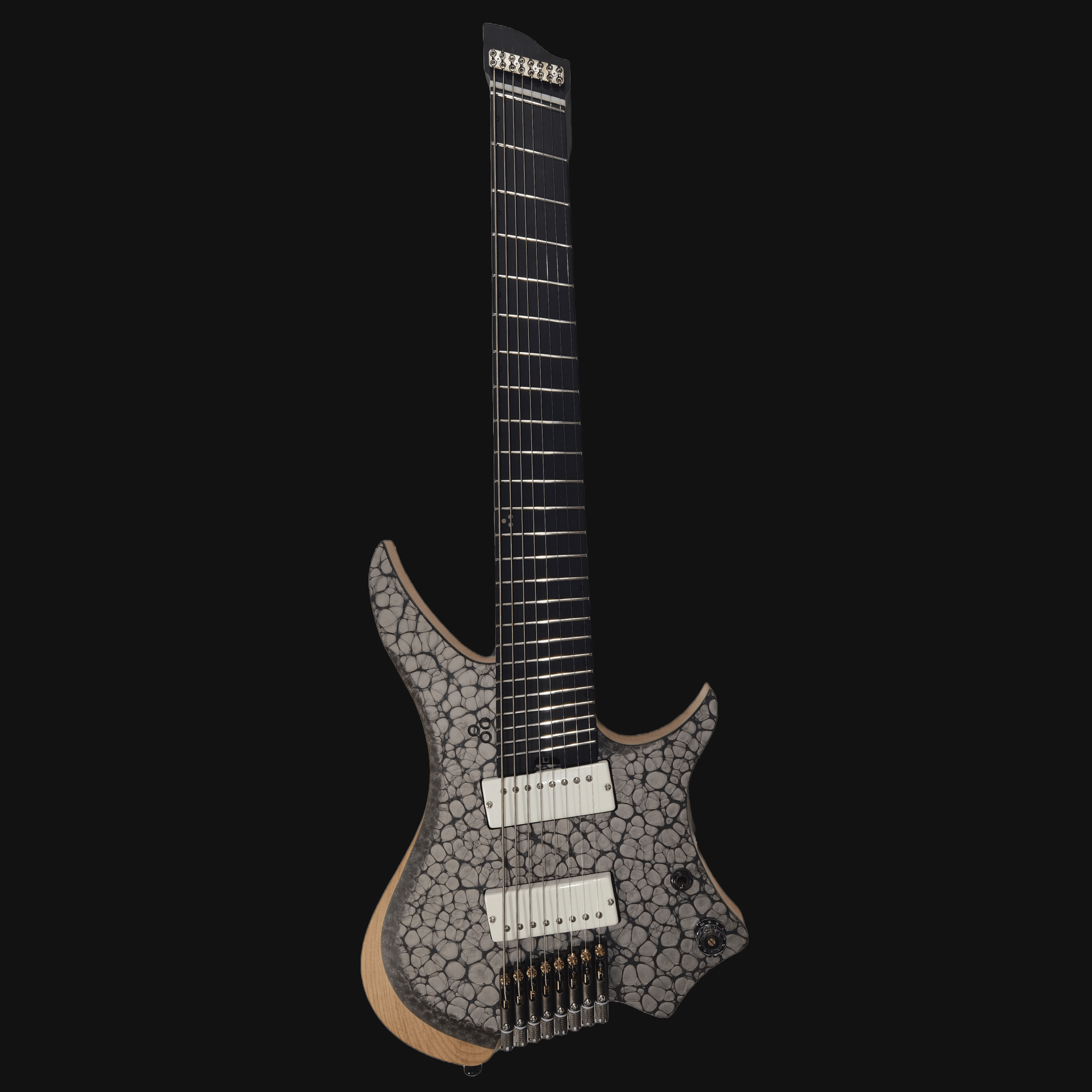 GOC Guitars E-Class Ilumina Headless 8 String Guitar (Bahamut) PRE-ORDER - Impulse Music Co.