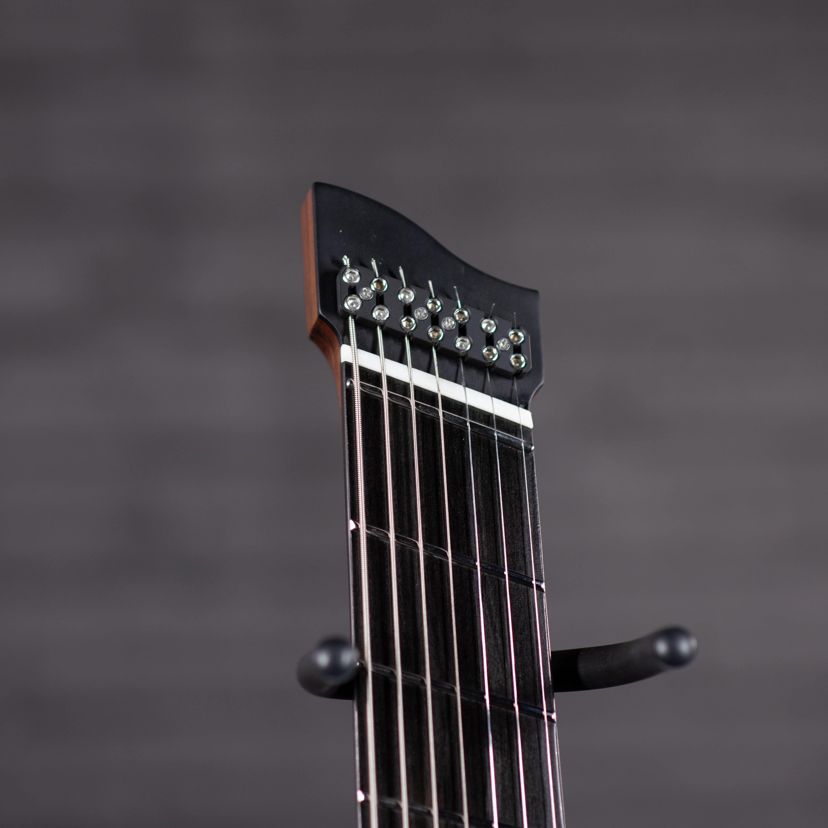 GOC Materia Headless Guitar 7 String (Tobacco Black) - Impulse Music Co.
