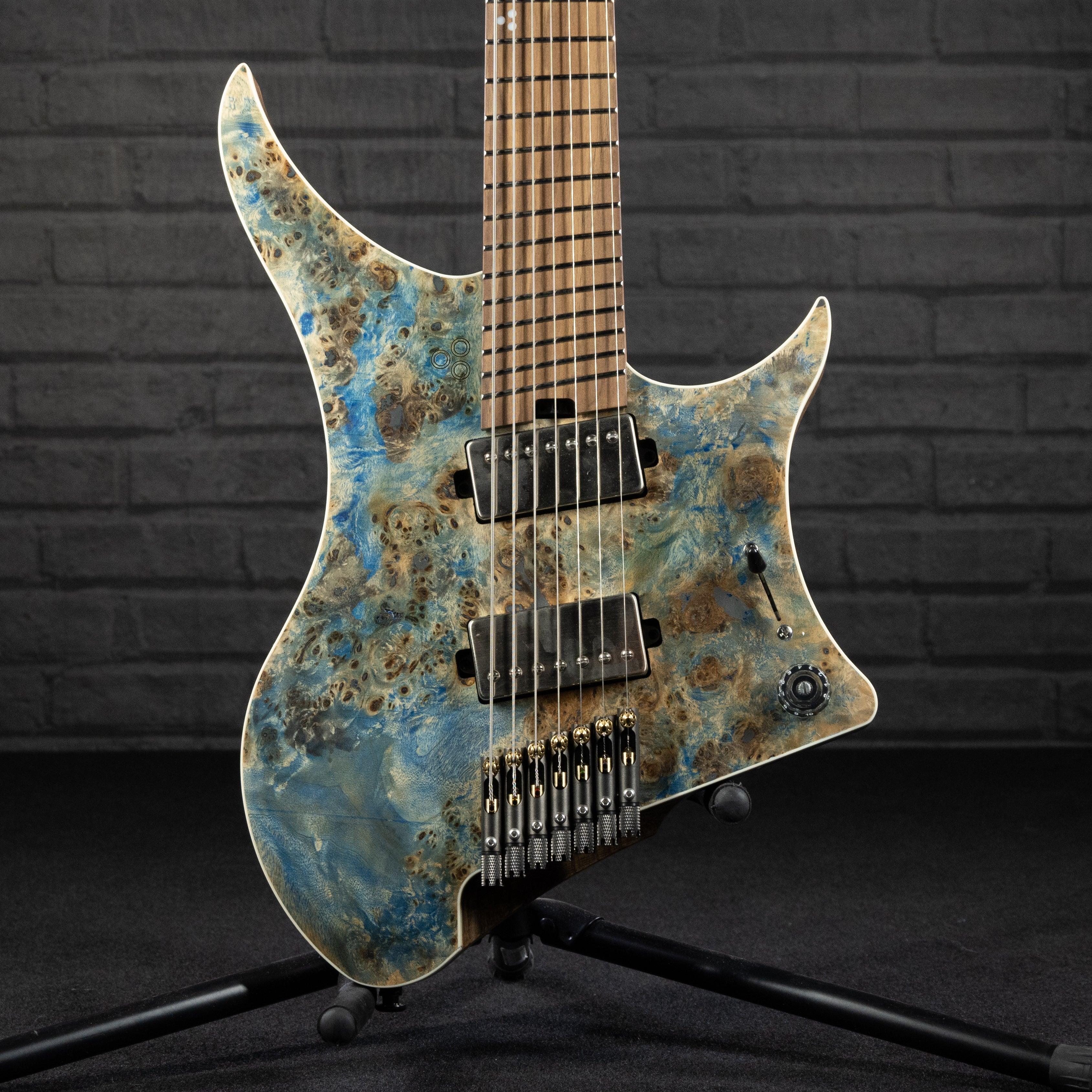 GOC MH7BAZ Materia+ 7 String Electric Guitar (Azure) - Impulse Music Co.