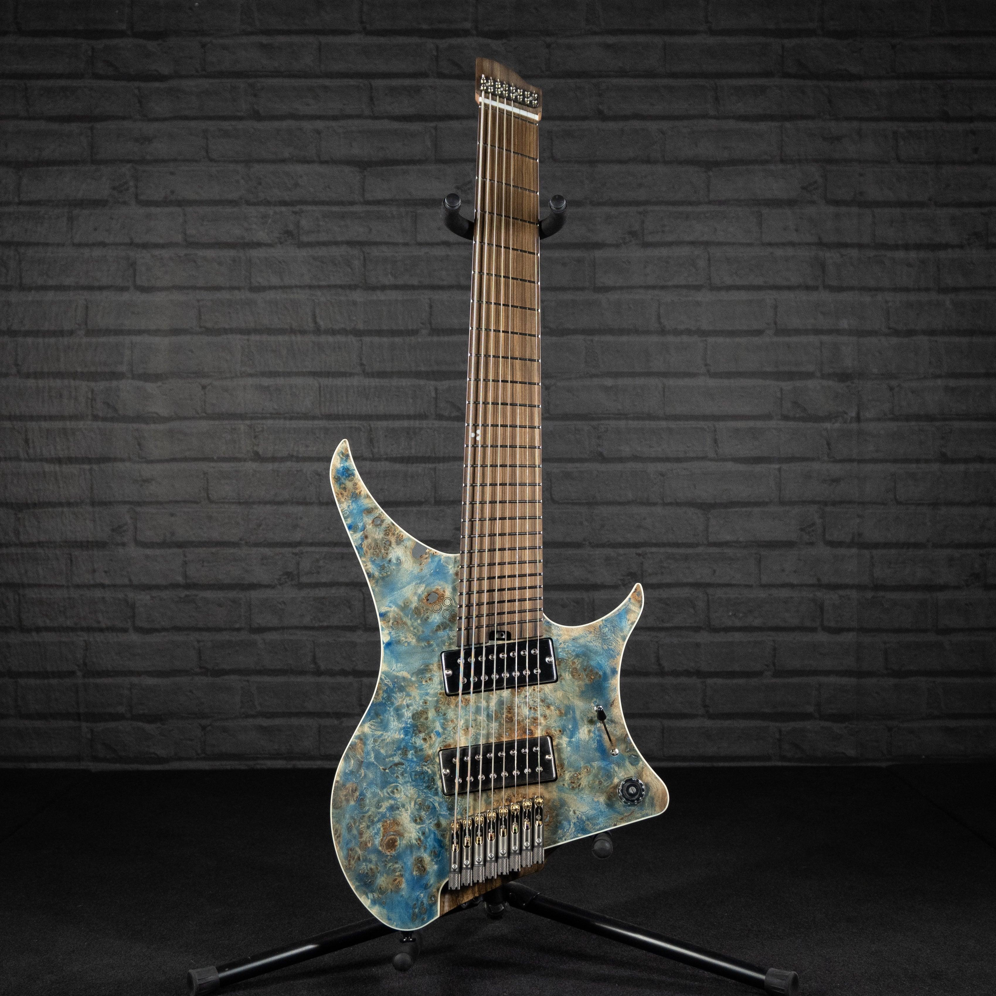 GOC MH8BAZ Materia+ 8 String Electric Guitar (Azure) - Impulse Music Co.