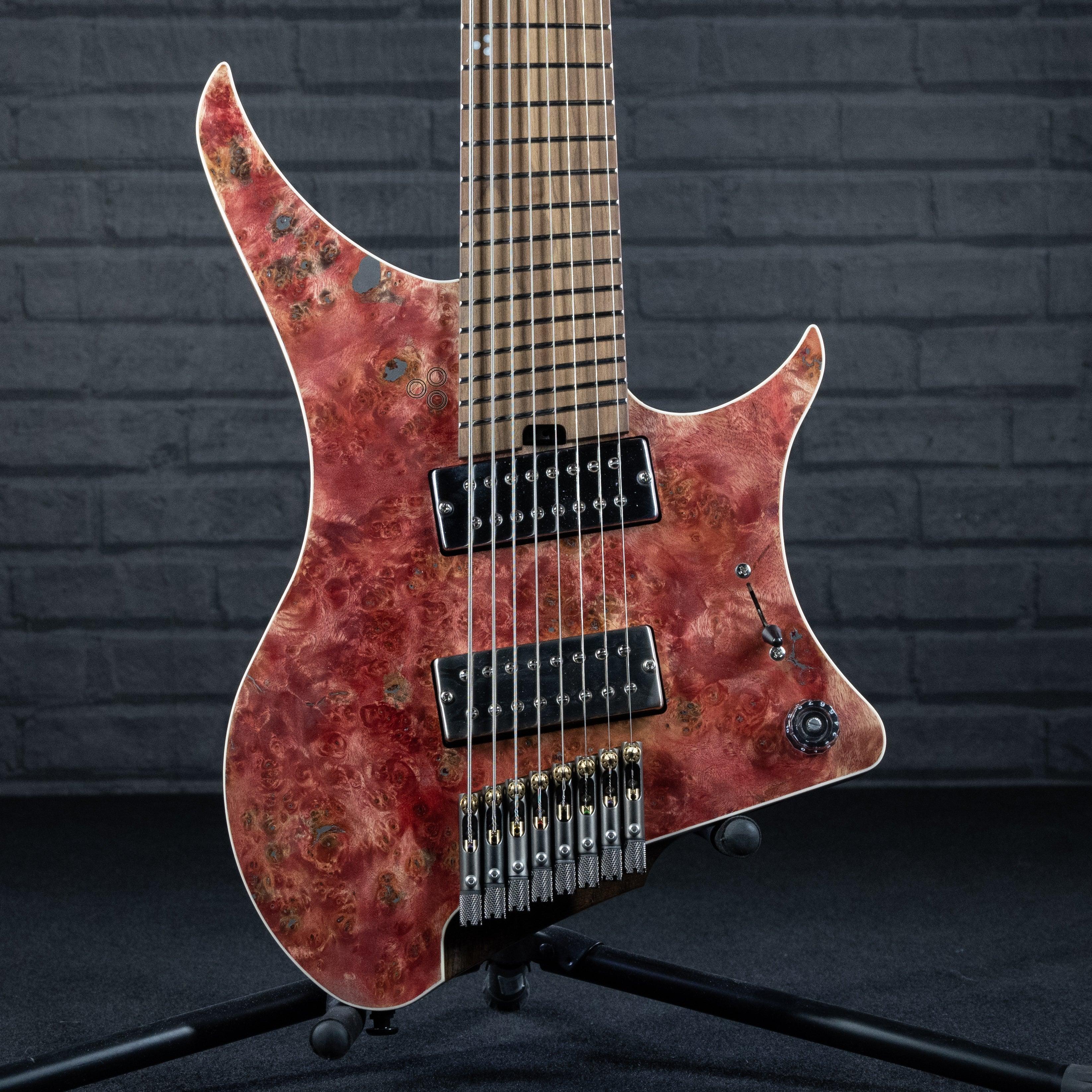 GOC MH8BCR Materia+ 8 String Electric Guitar (Crimson) - Impulse Music Co.