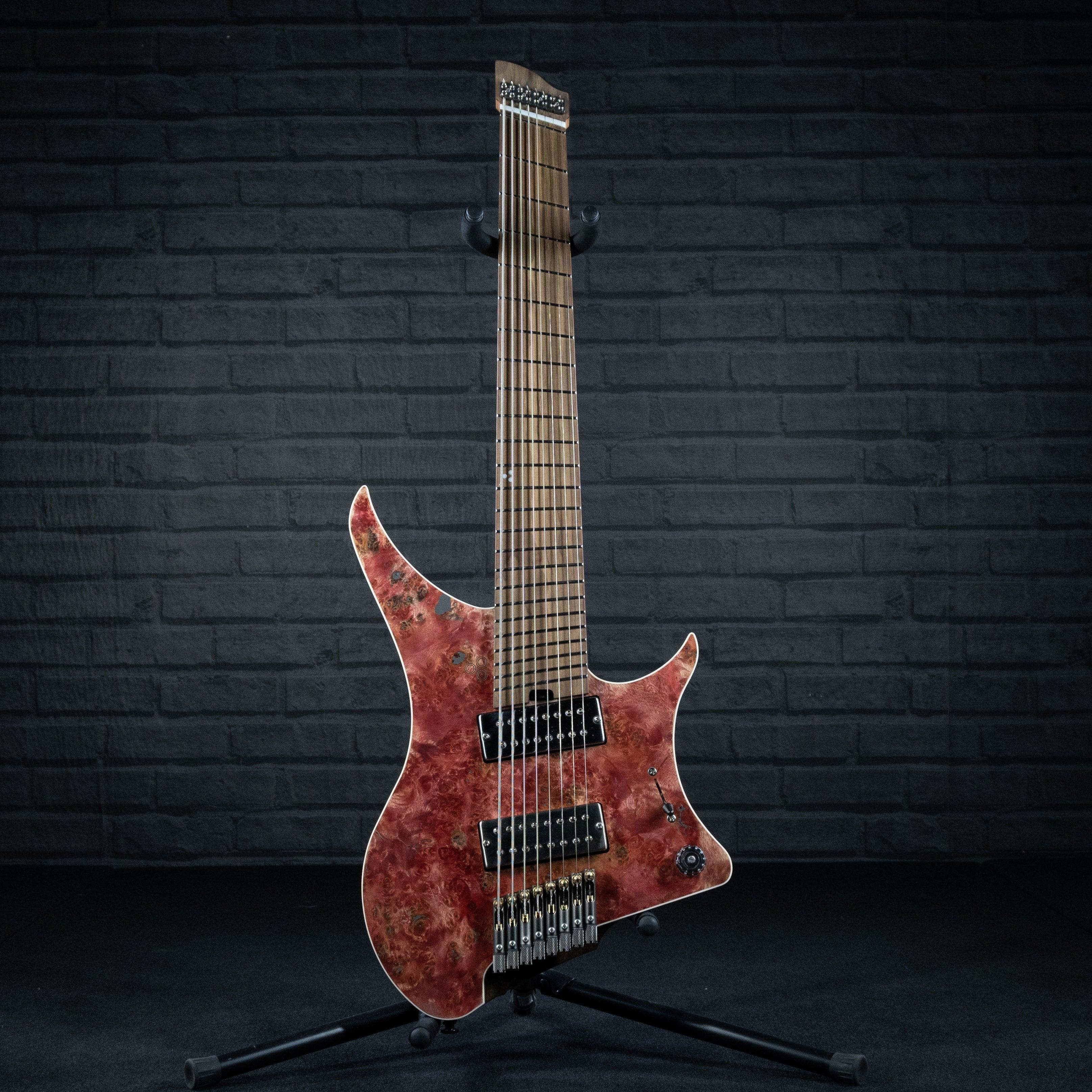 GOC MH8BCR Materia+ 8 String Electric Guitar (Crimson) - Impulse Music Co.