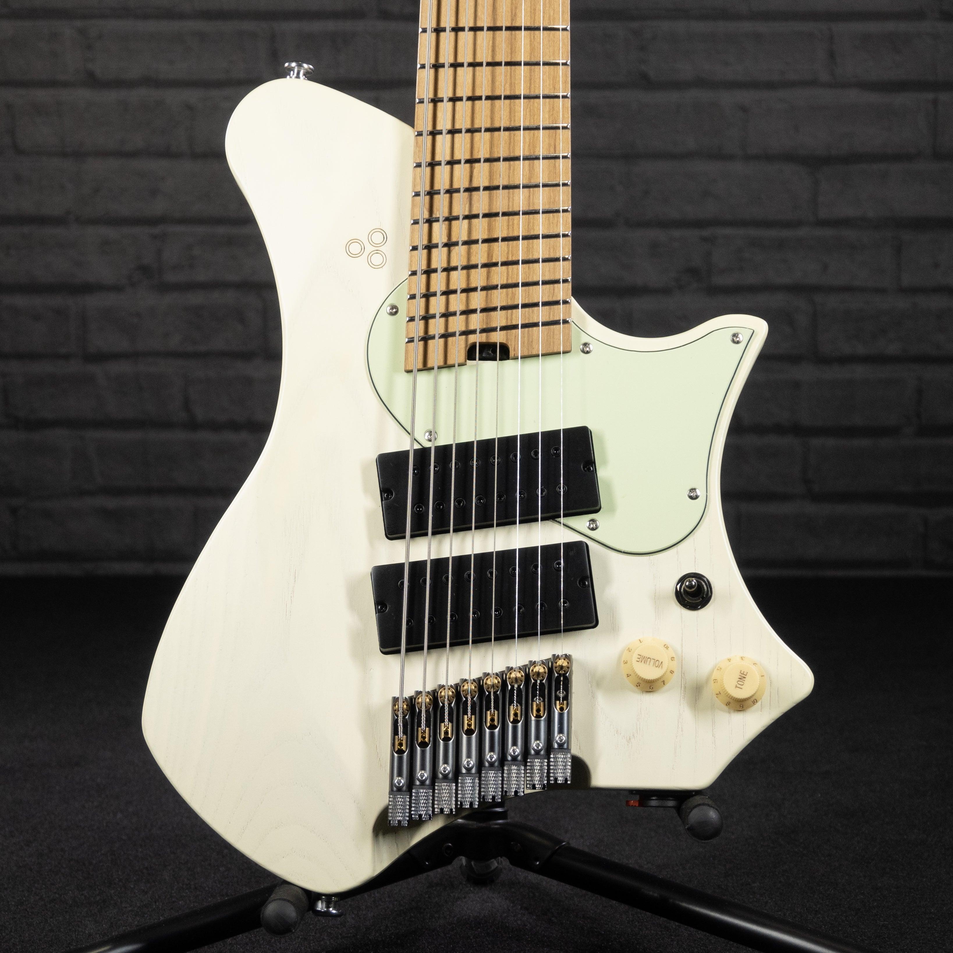 GOC Satya 8 8-String Headless Electric Guitar (Cream) - Impulse Music Co.