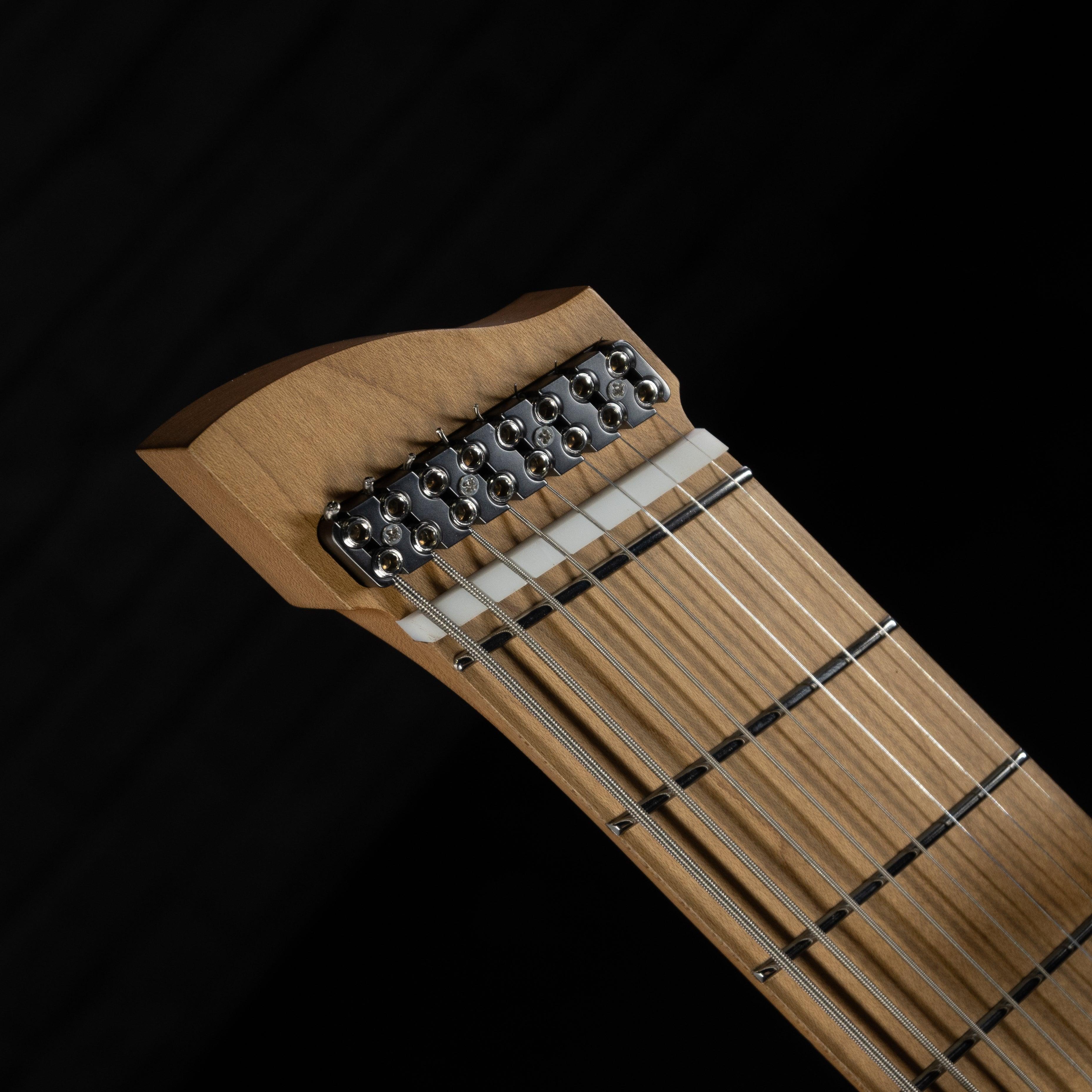GOC Satya 8 8-String Headless Electric Guitar (Worn Grey) - Impulse Music Co.