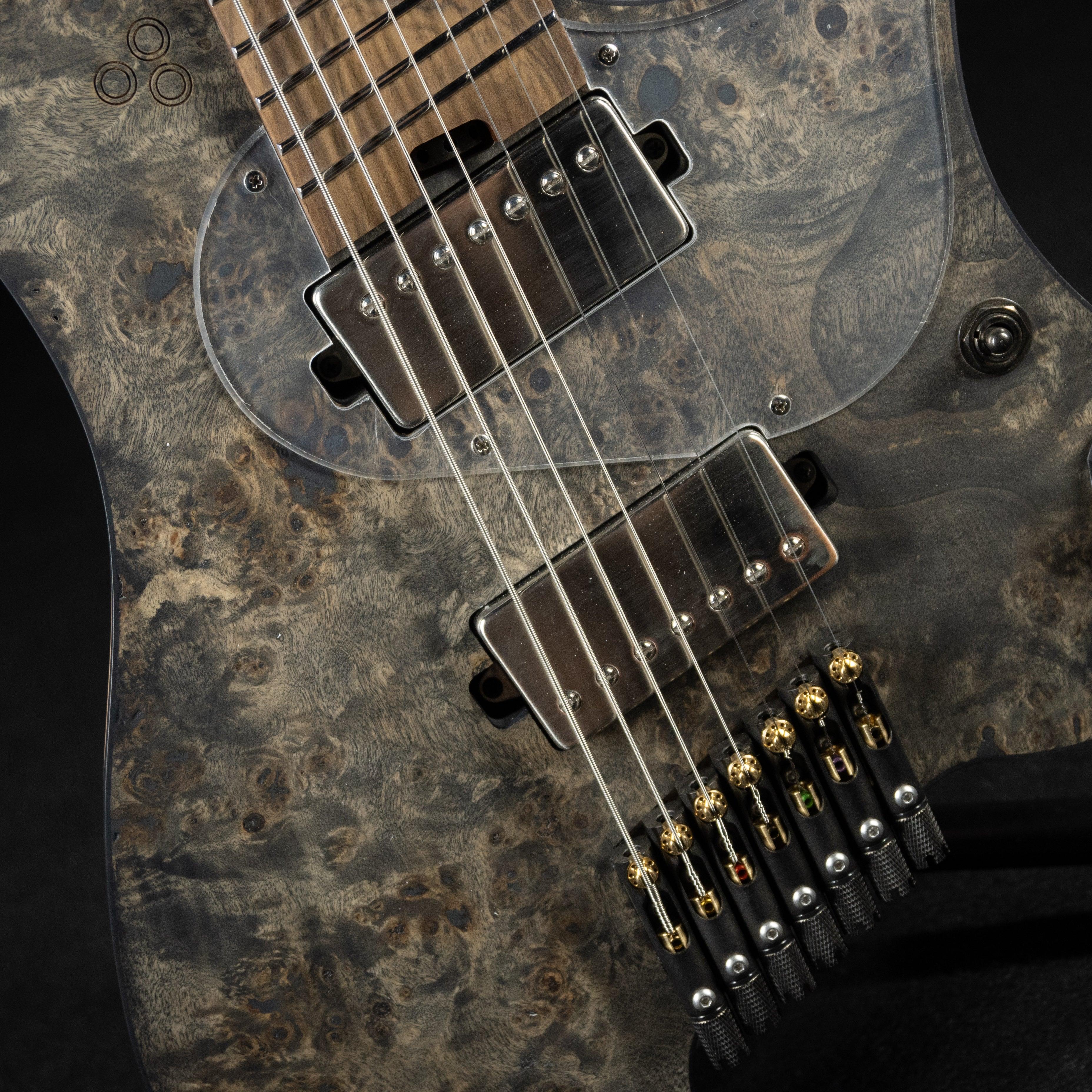 GOC Satya+ Headless Guitar 7 String SH7BOB (Obsidian) - Impulse Music Co.