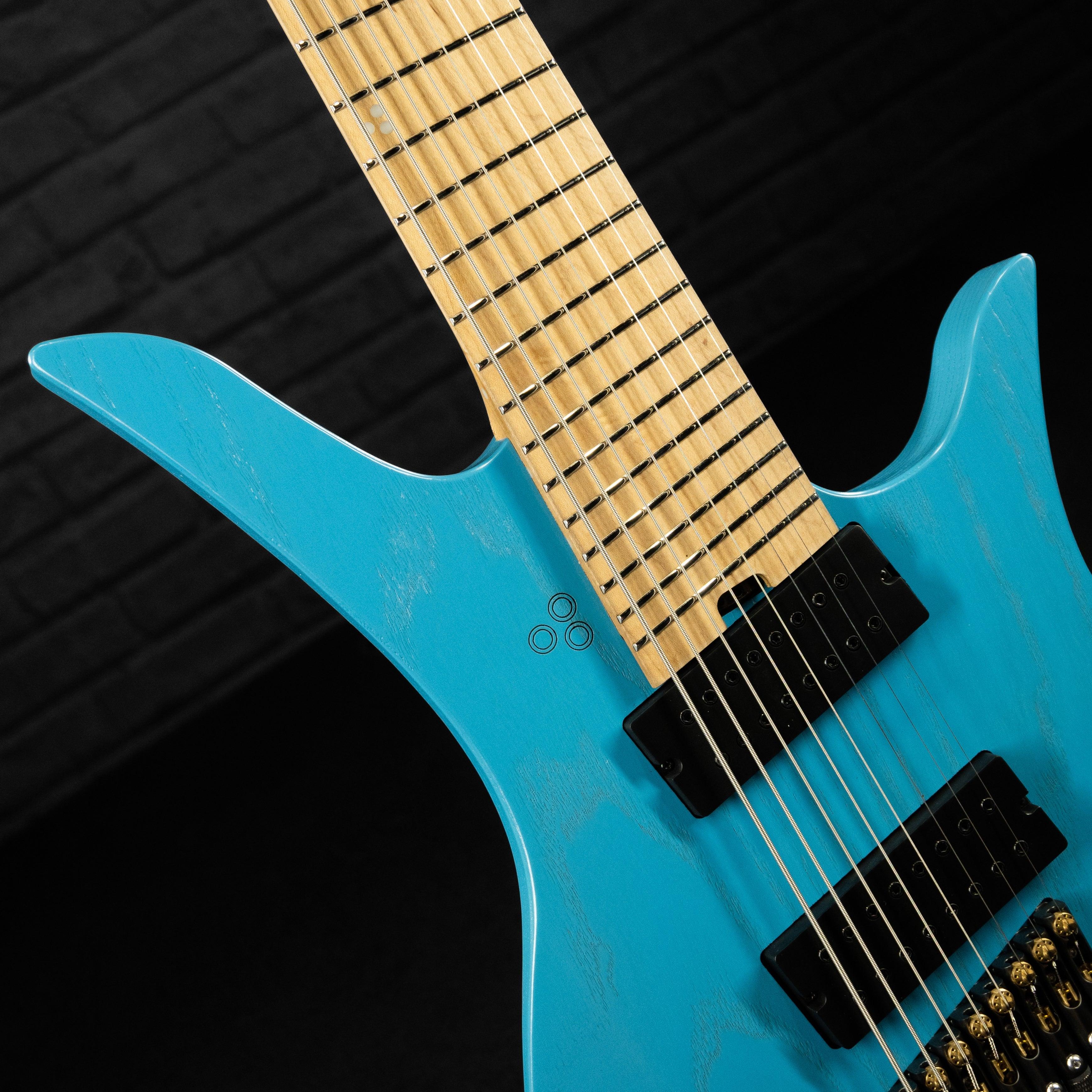 GOC Vajra 8 String (Worn Turquoise) Electric Guitar - Impulse Music Co.