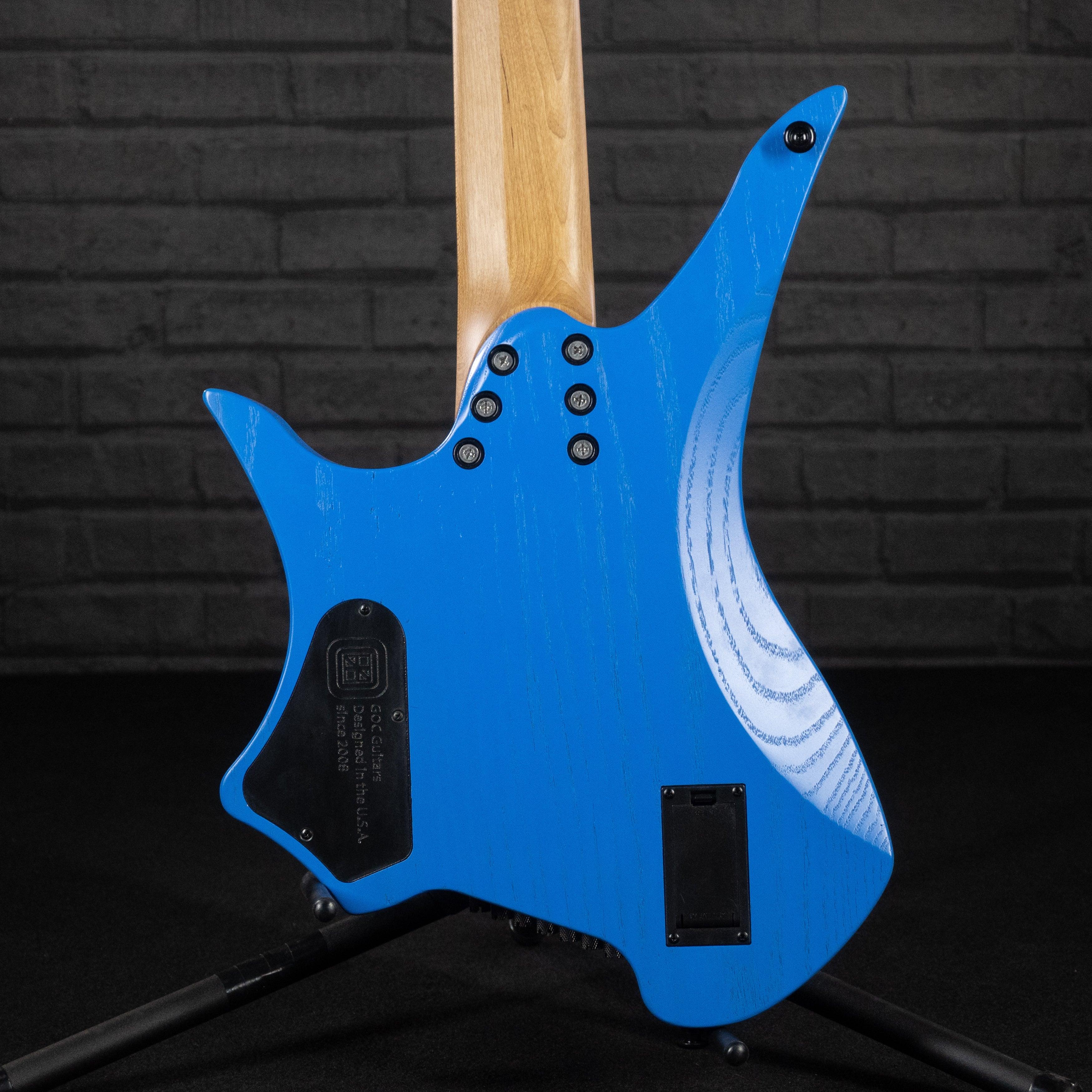 GOC Vajra Headless 7-String C-Series AON (Worn Blue) - Impulse Music Co.