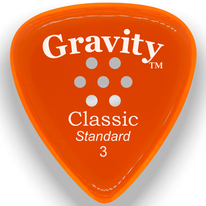 Gravity Picks Classic Standard 3 Multi-Hole Grip - Impulse Music Co.