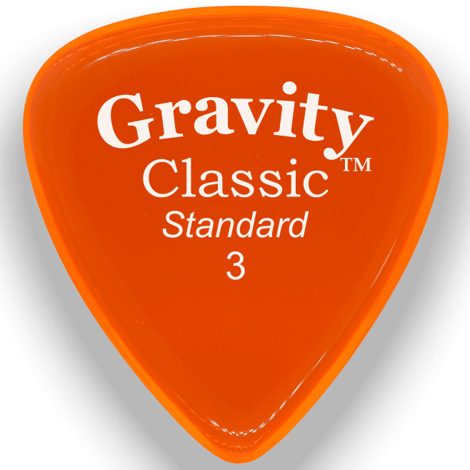 Gravity Picks Classic Standard 3 Unpolished - Impulse Music Co.