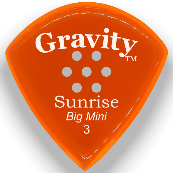 Gravity Picks Sunrise Big Mini 3 Multi-Hole Grip - Impulse Music Co.