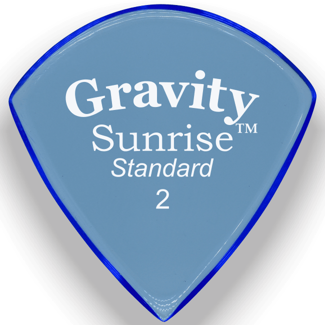 Gravity Picks Sunrise Standard 2 Unpolished - Impulse Music Co.