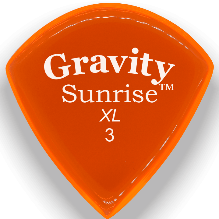 Gravity Picks Sunrise XL 3 Unpolished - Impulse Music Co.