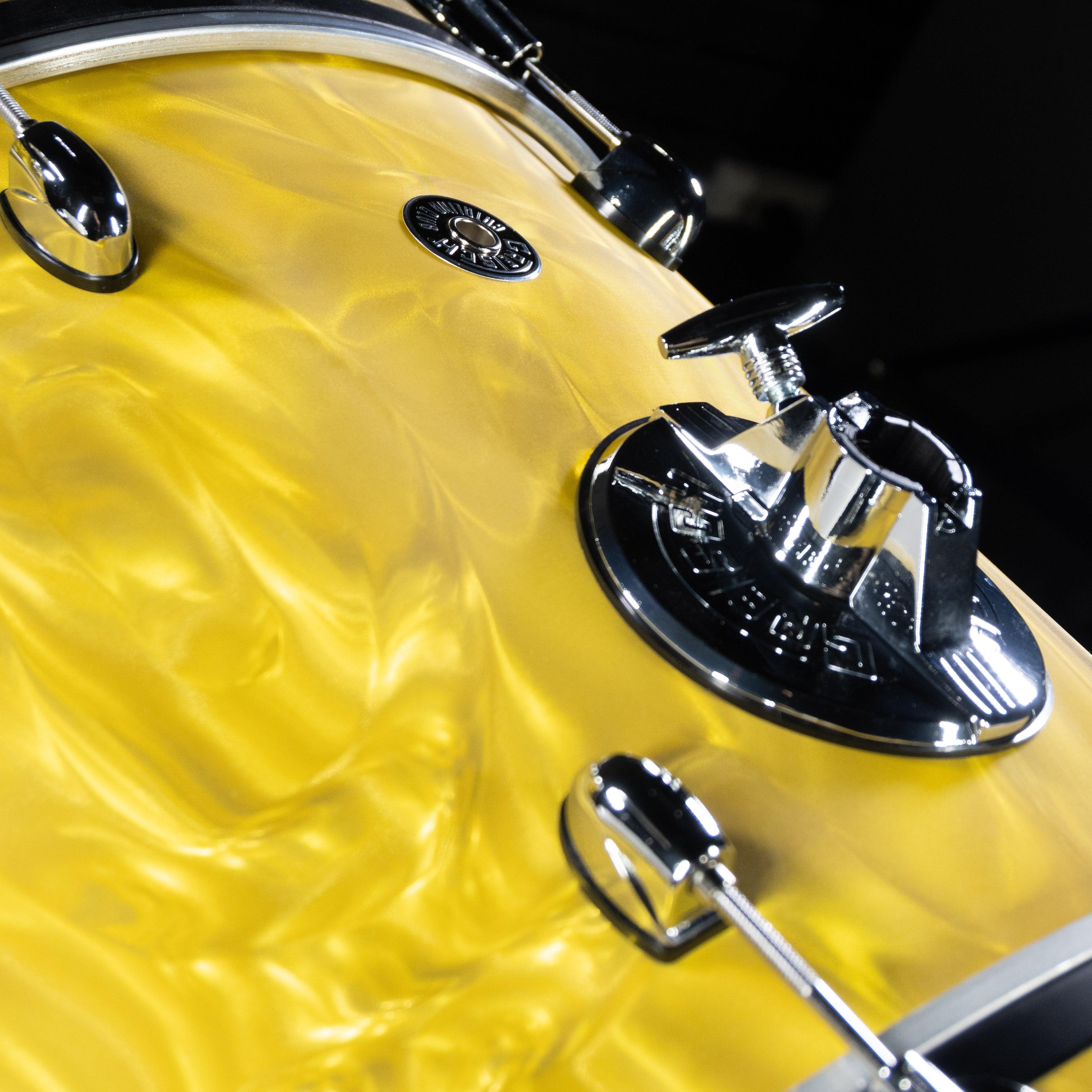 Gretsch Drums Catalina Club CT1-J404 4-Piece Drum Kit (Yellow Satin Flame) - Impulse Music Co.