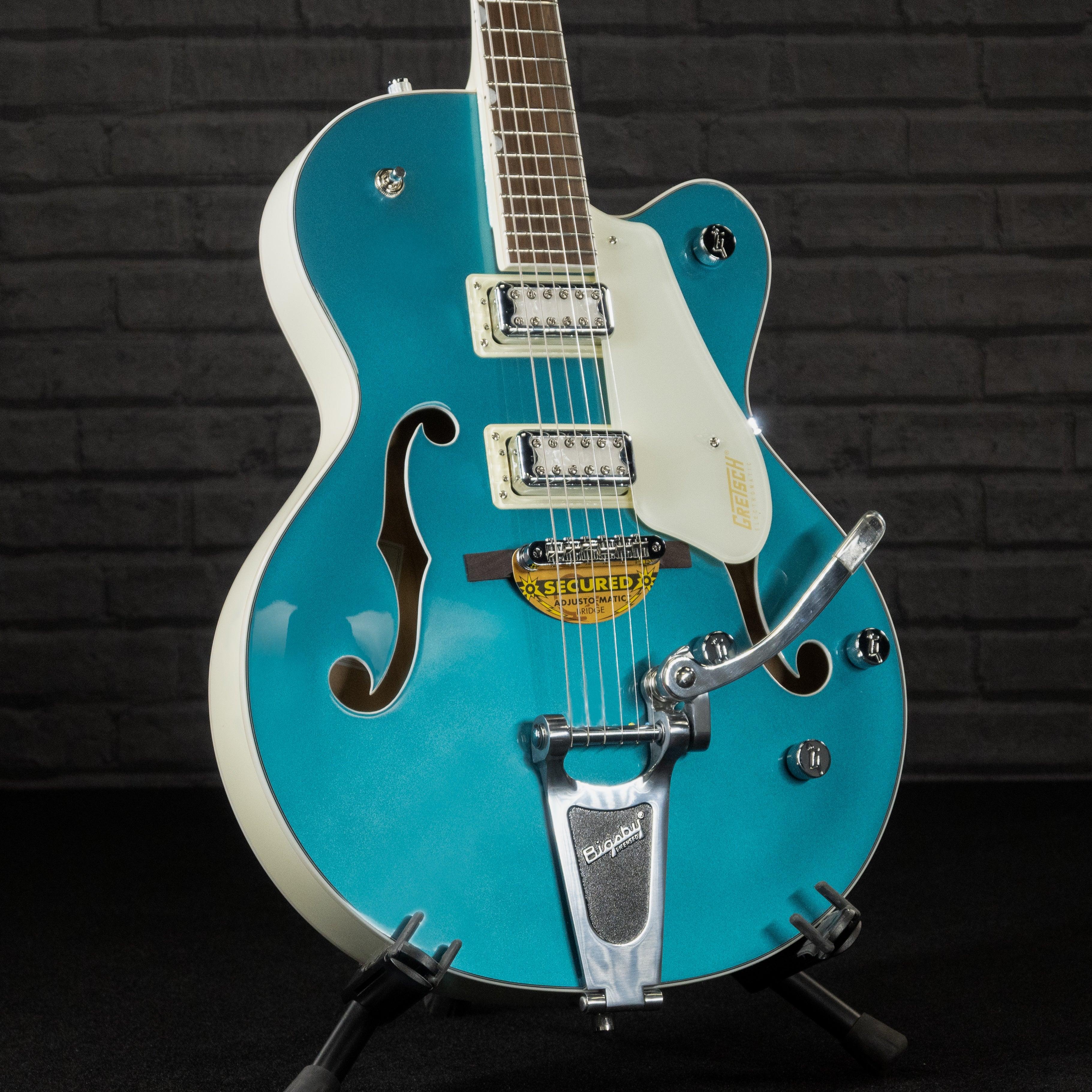 Gretsch G5410T Limited Edition Electromatic Tri-Five Hollowbody w/ Bigsby (Two-Tone Ocean Turquoise) - Impulse Music Co.