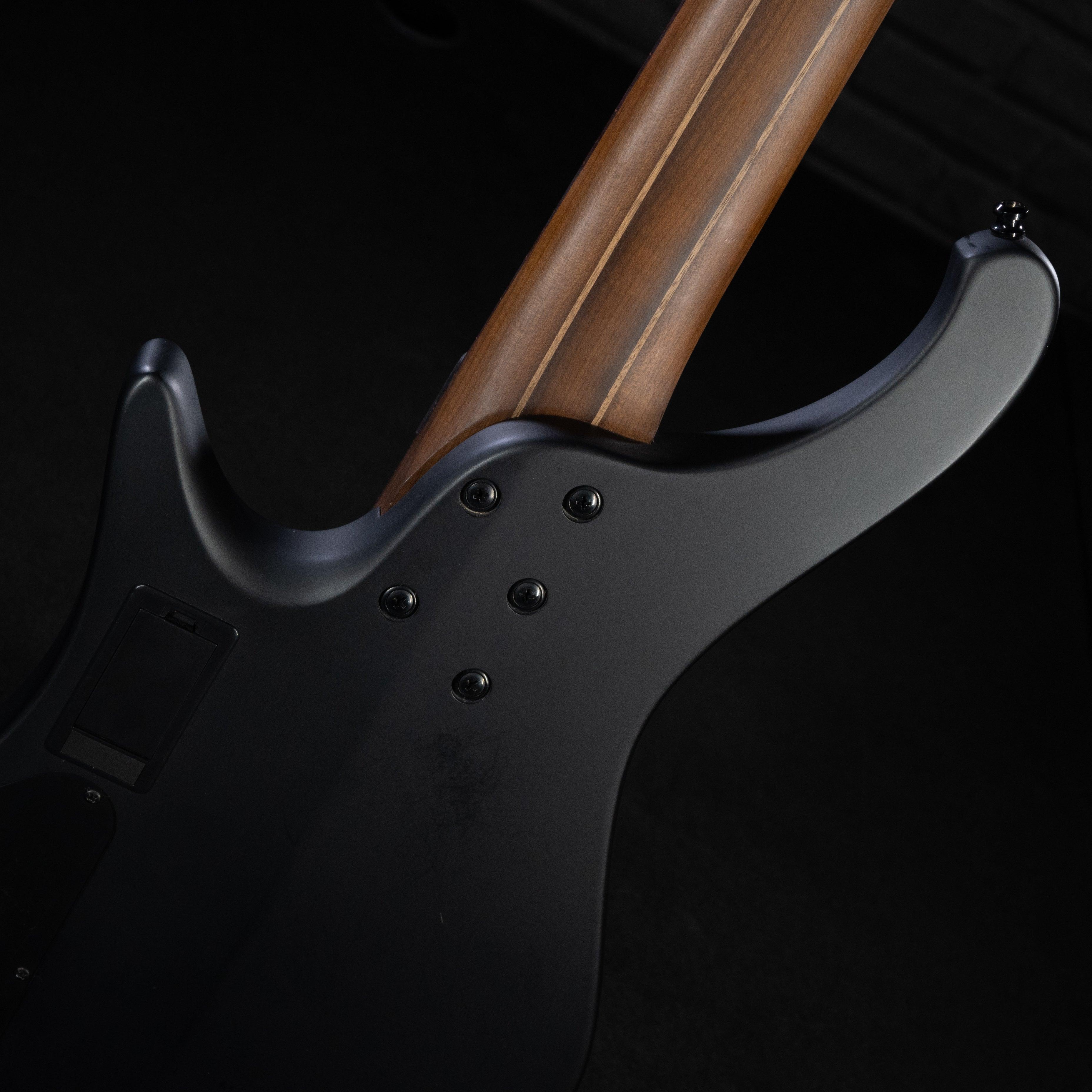 Ibanez EHB1005SMS Electric Headless 5 String Bass (Black Flat) USED - Impulse Music Co.